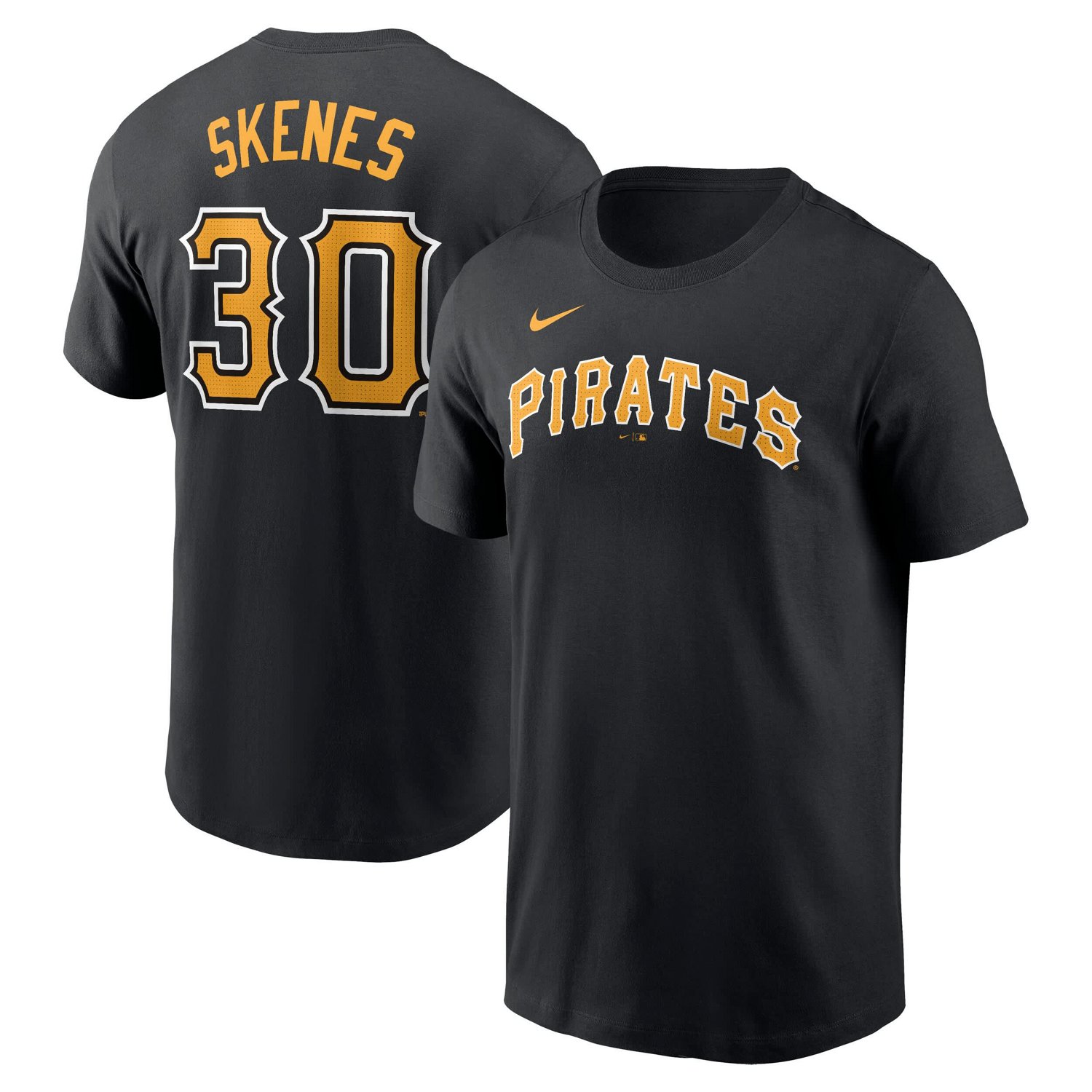 Youth Nike Paul Skenes Pittsburgh Pirates Name  Number T-Shirt - view number 1