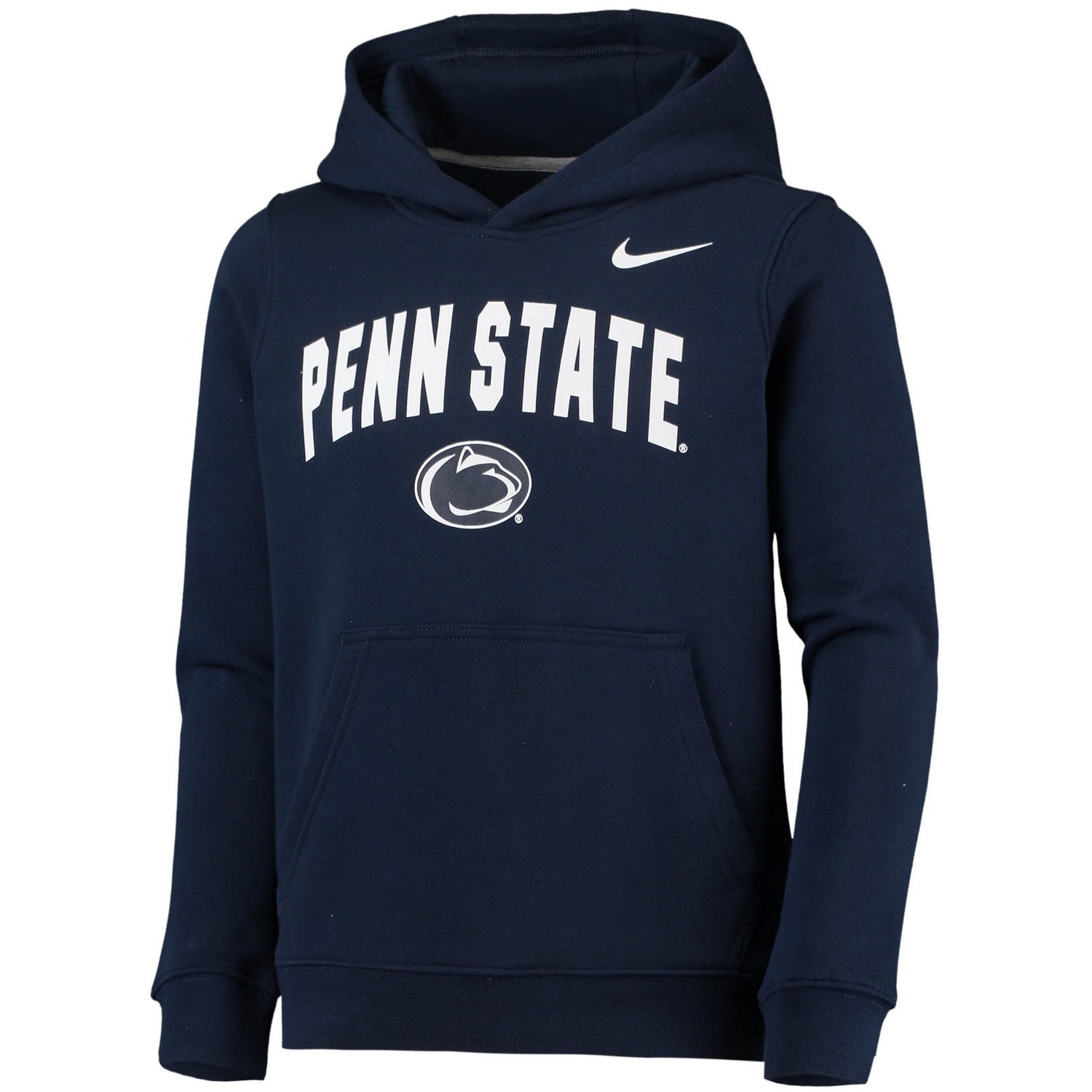 Youth Nike Penn State Nittany Lions Club Fleece Pullover Hoodie                                                                  - view number 2
