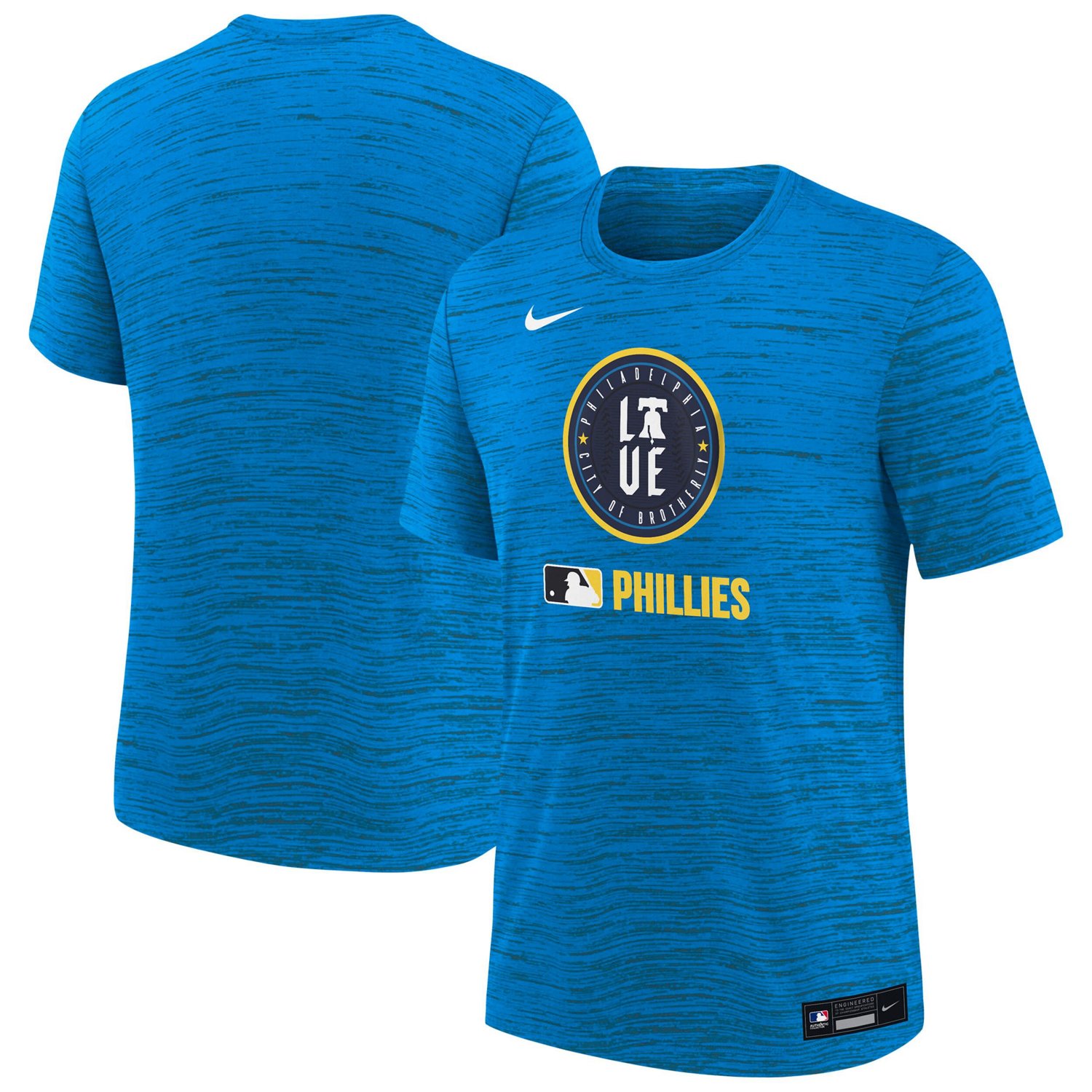 Youth Nike Philadelphia Phillies Authentic Collection City Connect Velocity Performance T-Shirt                                 