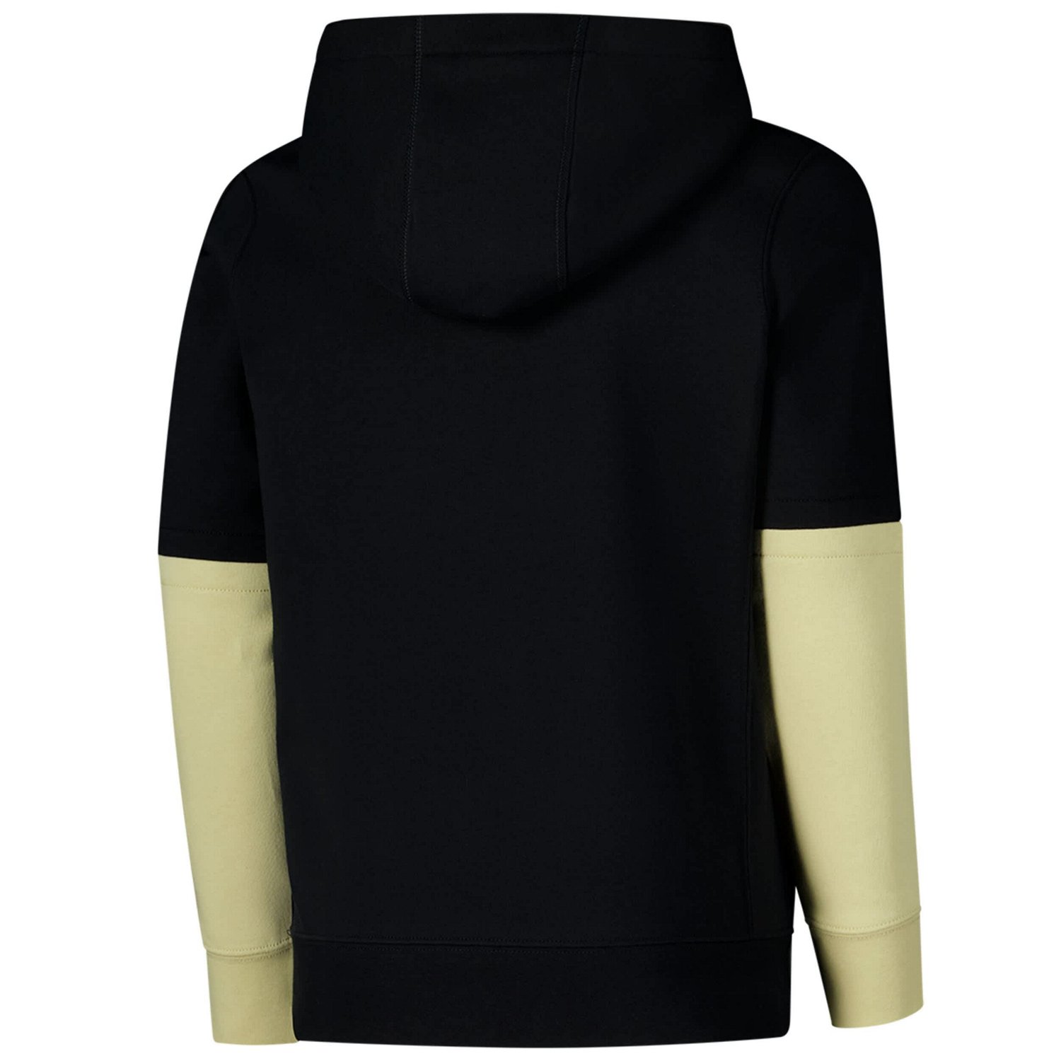 Youth Nike Purdue Boilermakers 2024 Sideline Club Fleece Color Block Pullover Hoodie                                             - view number 3