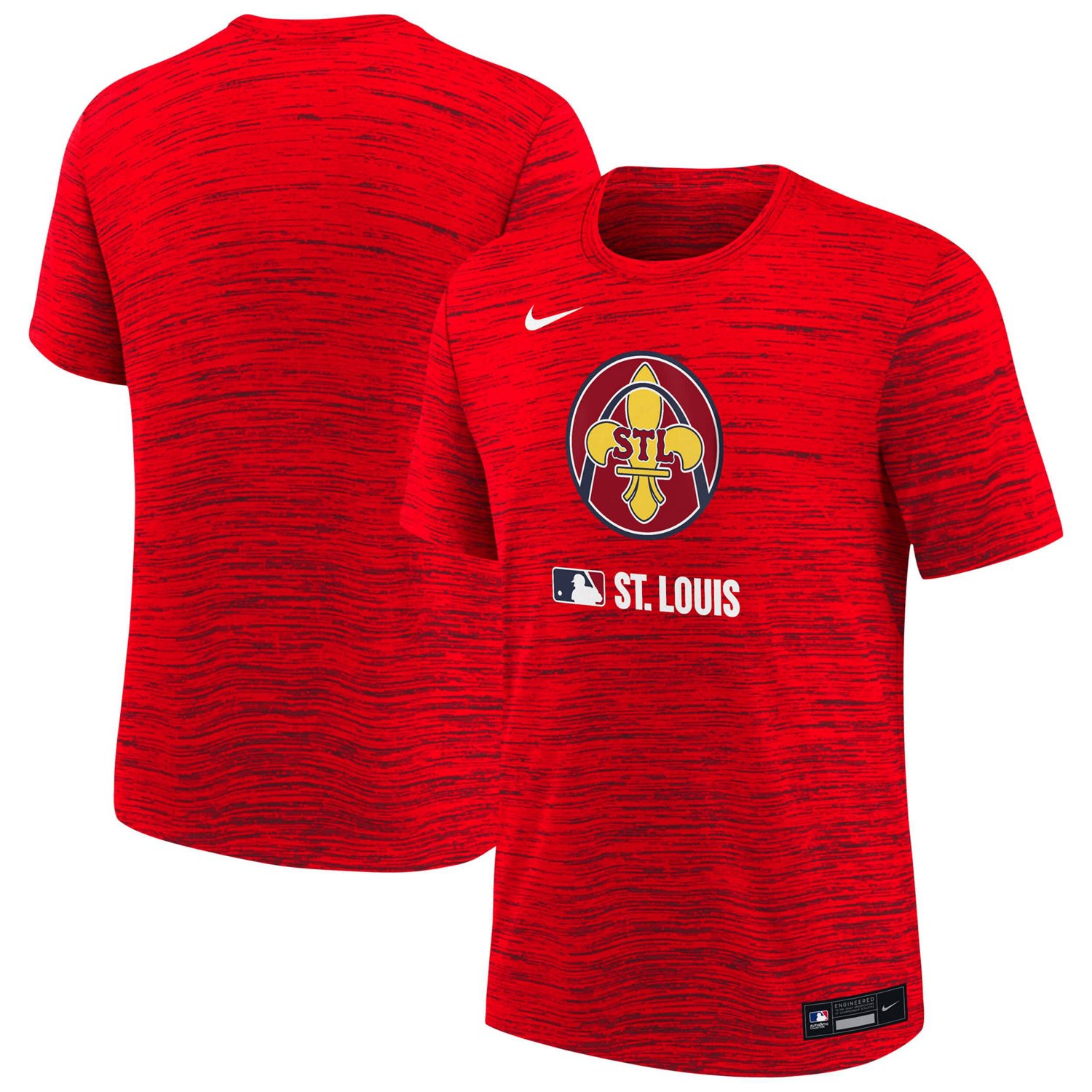Youth Nike St Louis Cardinals Authentic Collection City Connect Velocity Performance T-Shirt - view number 1