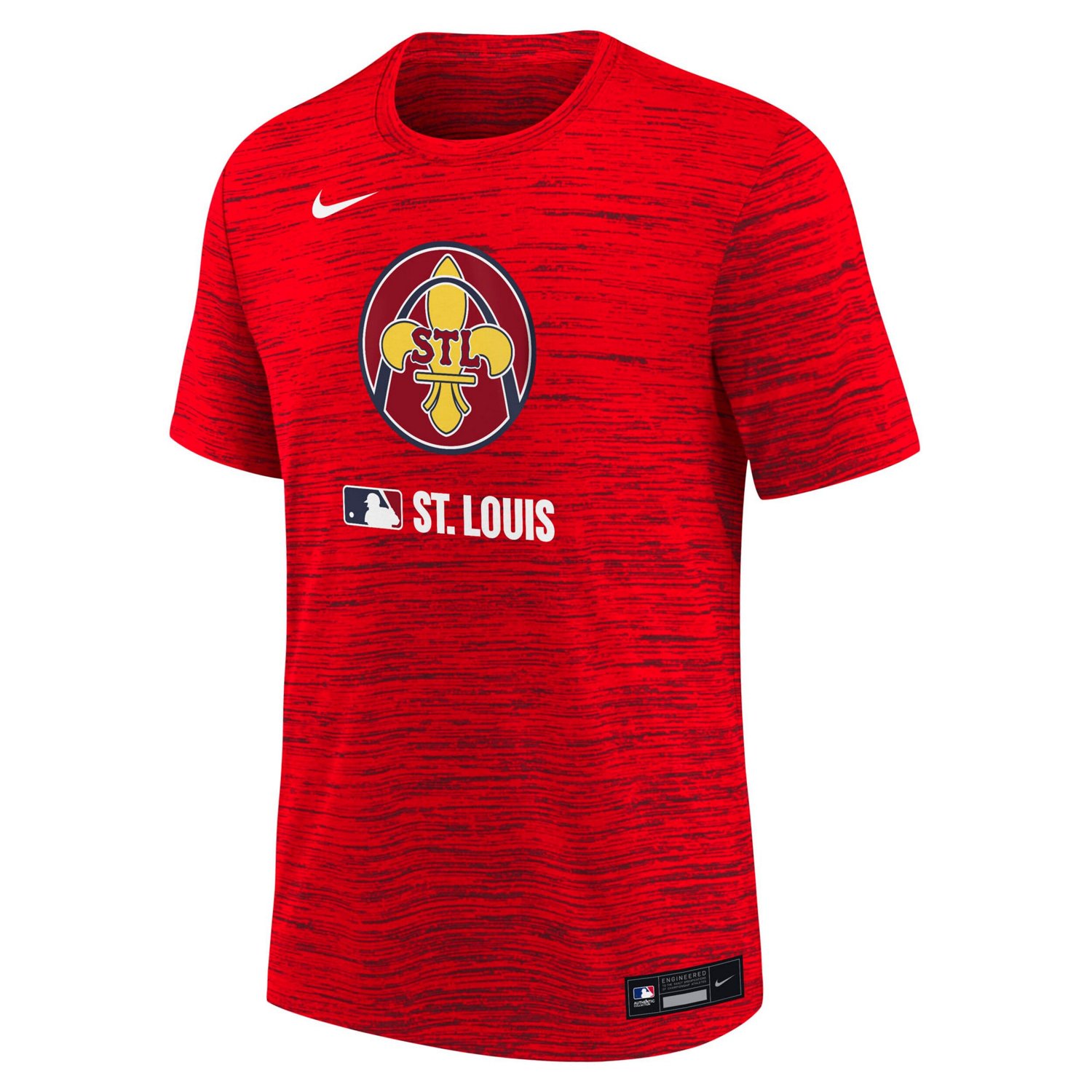 Youth Nike St Louis Cardinals Authentic Collection City Connect Velocity Performance T-Shirt - view number 2