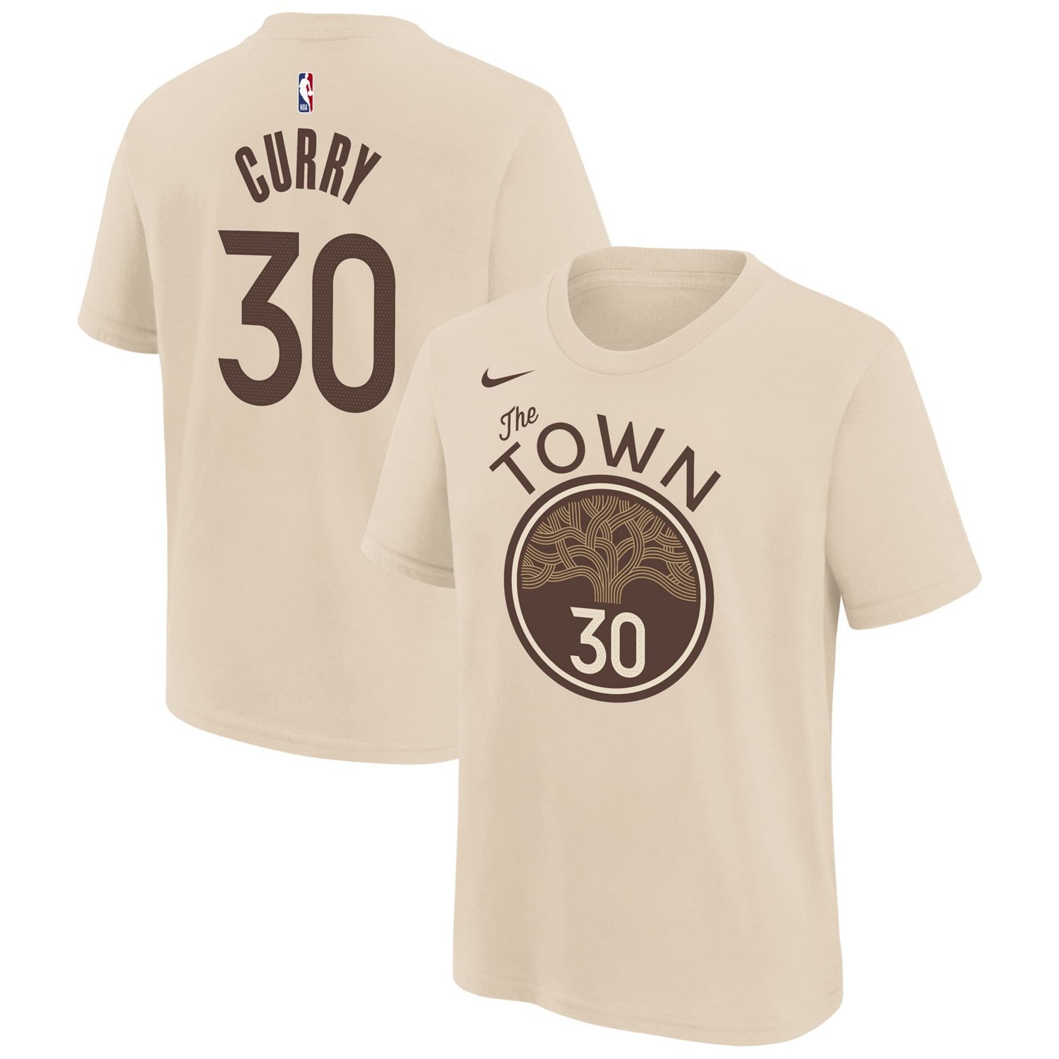 Youth Nike Stephen Curry Golden State Warriors 2025 26 City Edition Name  Number T-Shirt