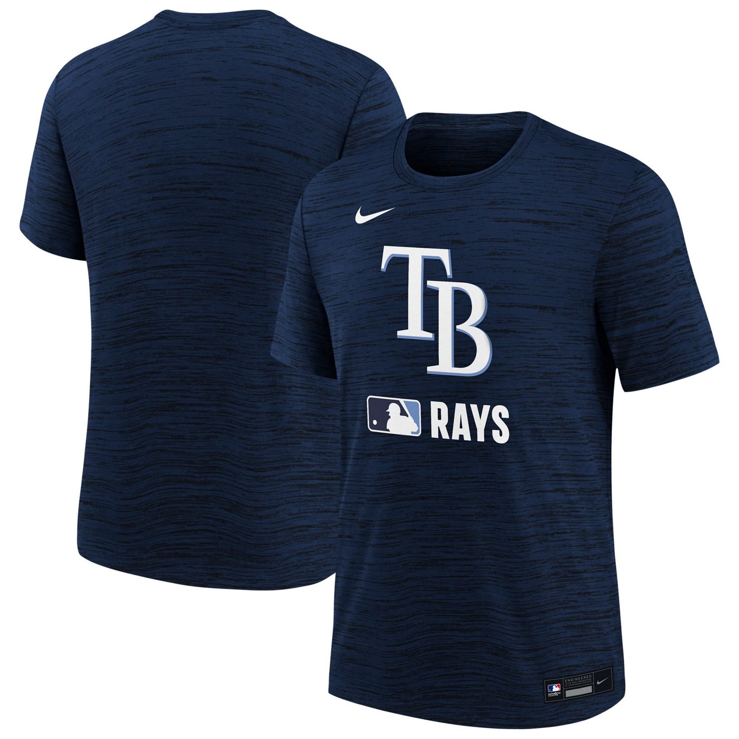 Youth Nike Tampa Bay Rays Authentic Collection Velocity Performance T-Shirt - view number 1