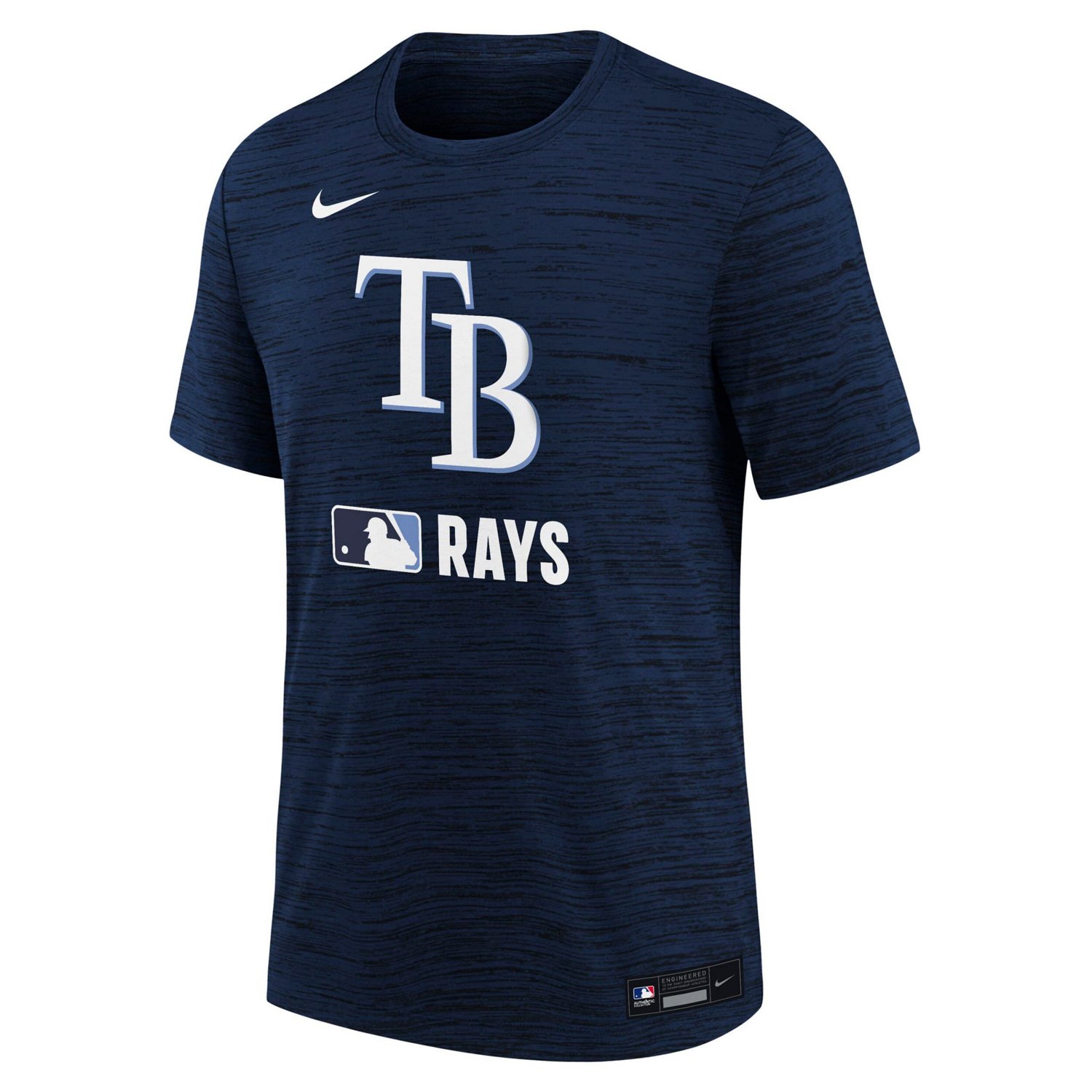 Youth Nike Tampa Bay Rays Authentic Collection Velocity Performance T-Shirt - view number 2
