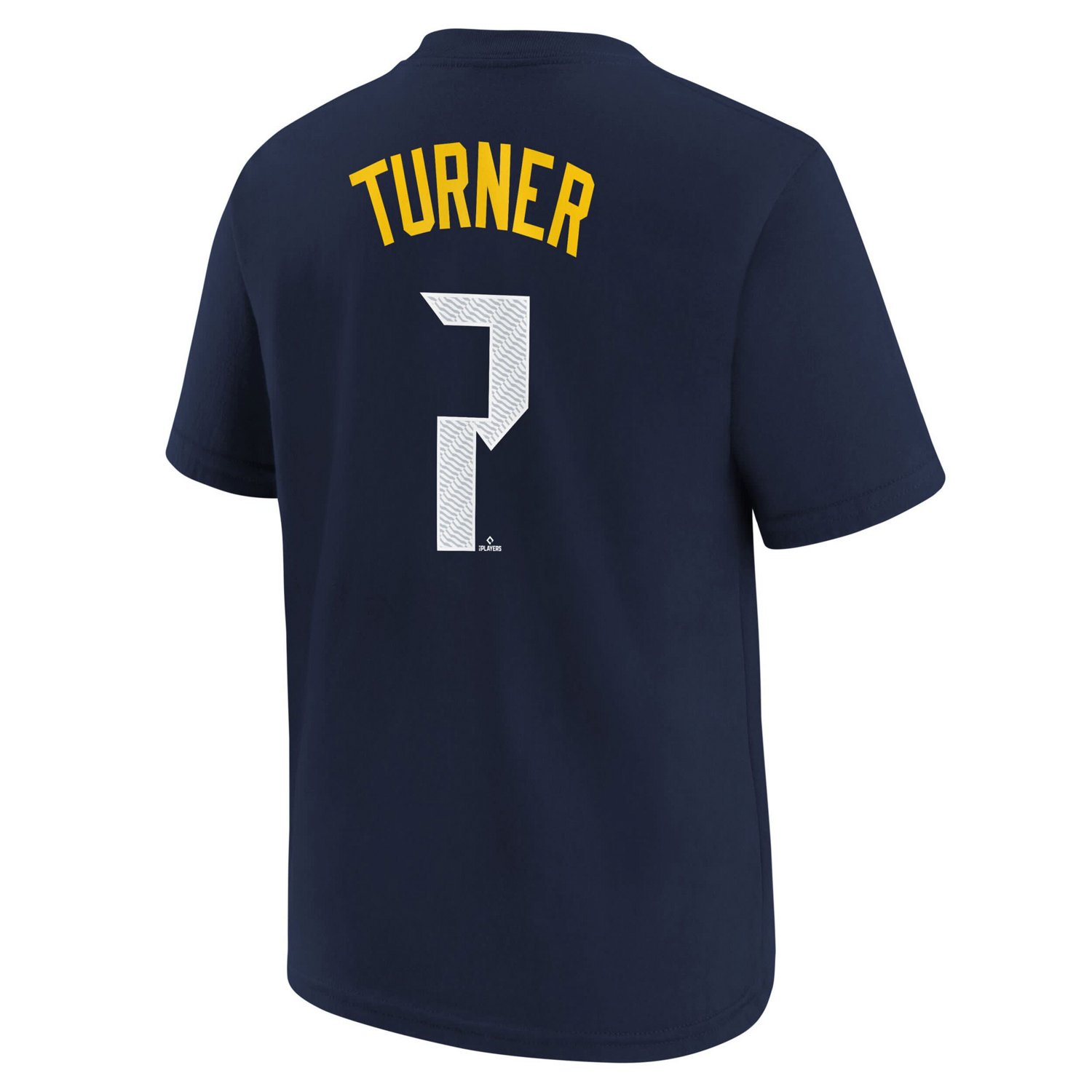 Youth Nike Trea Turner Philadelphia Phillies Fuse City Connect Name  Number T-Shirt