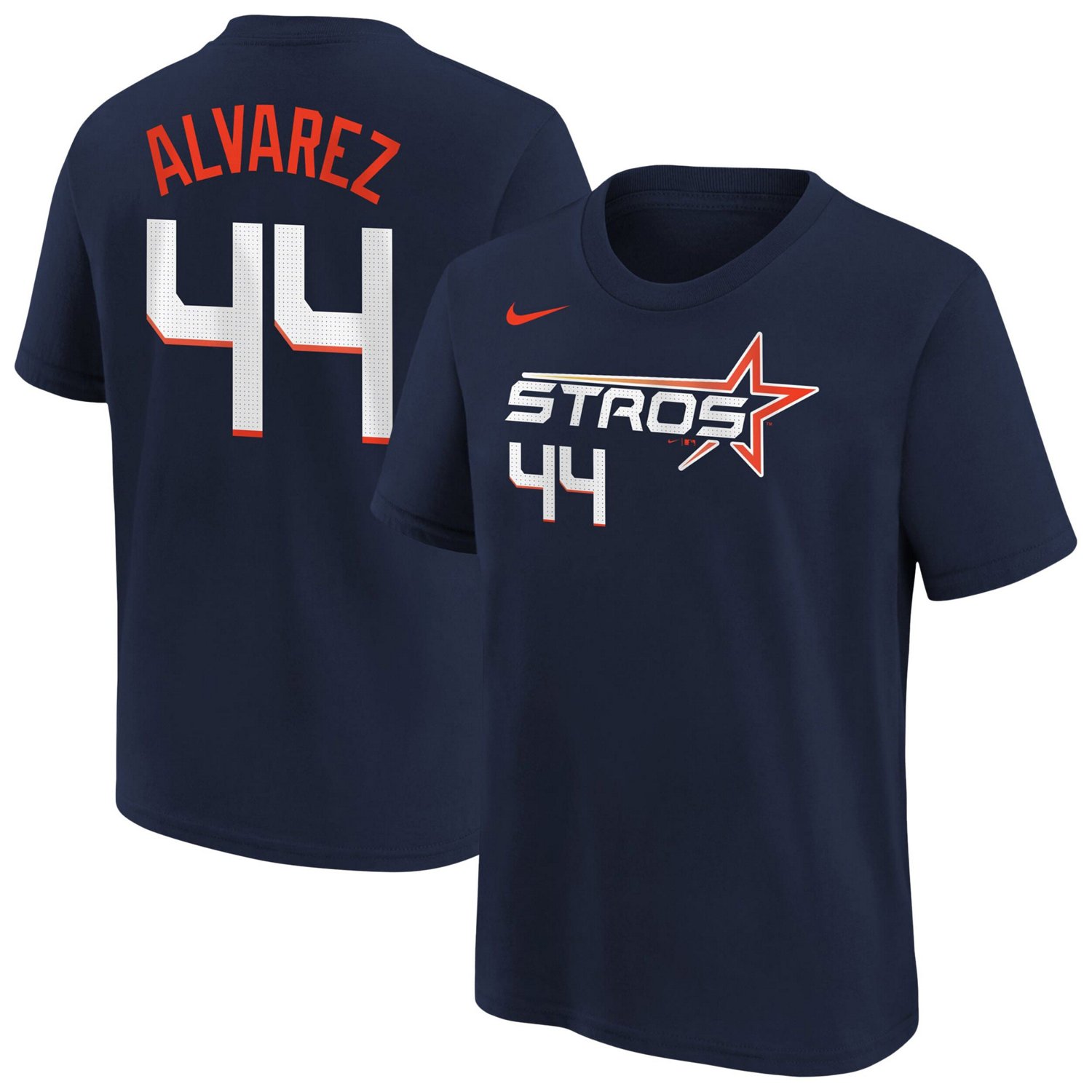Youth Nike Yordan Alvarez Houston Astros Fuse City Connect Name  Number T-Shirt