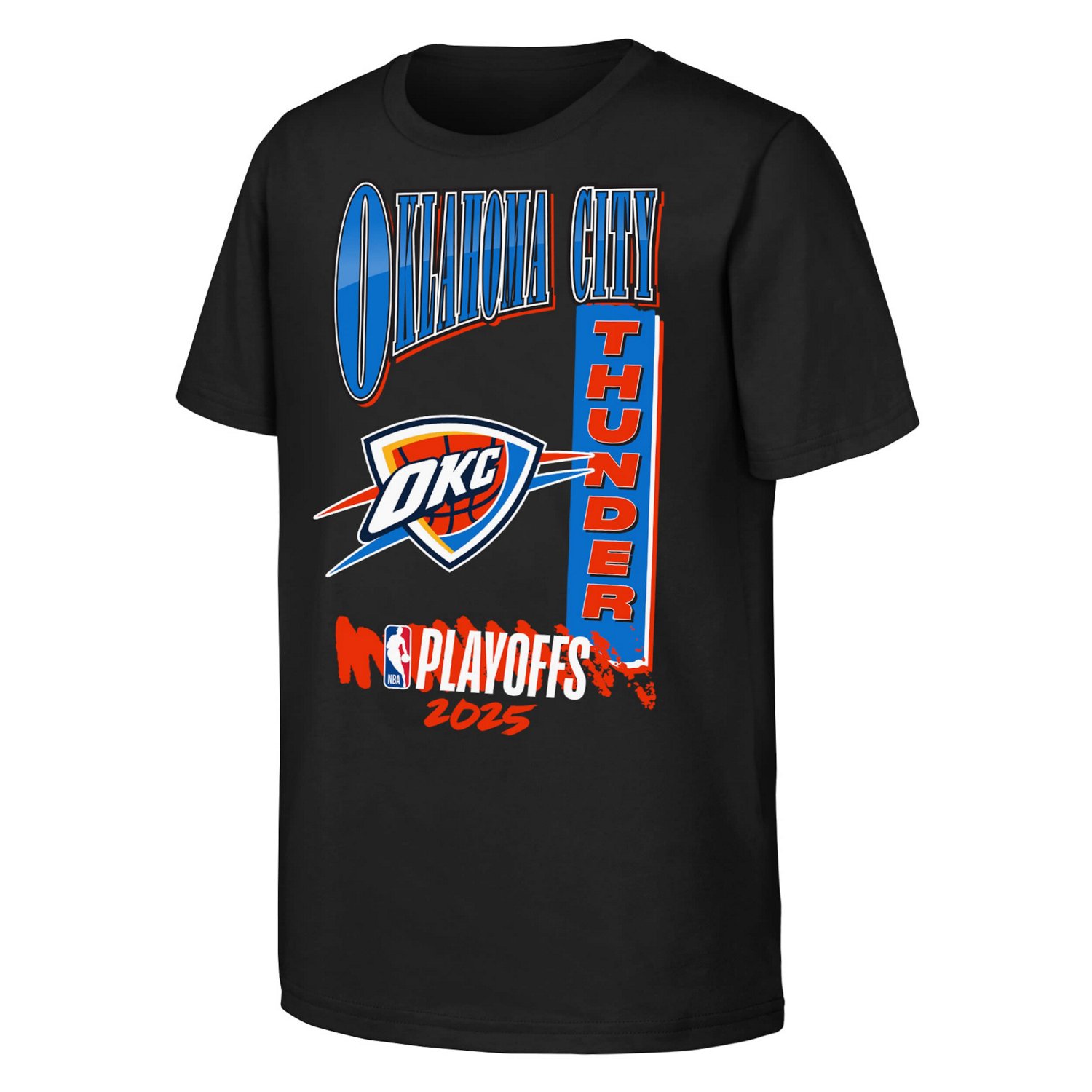 Youth Oklahoma City Thunder 2025 NBA Playoffs Hype T-Shirt