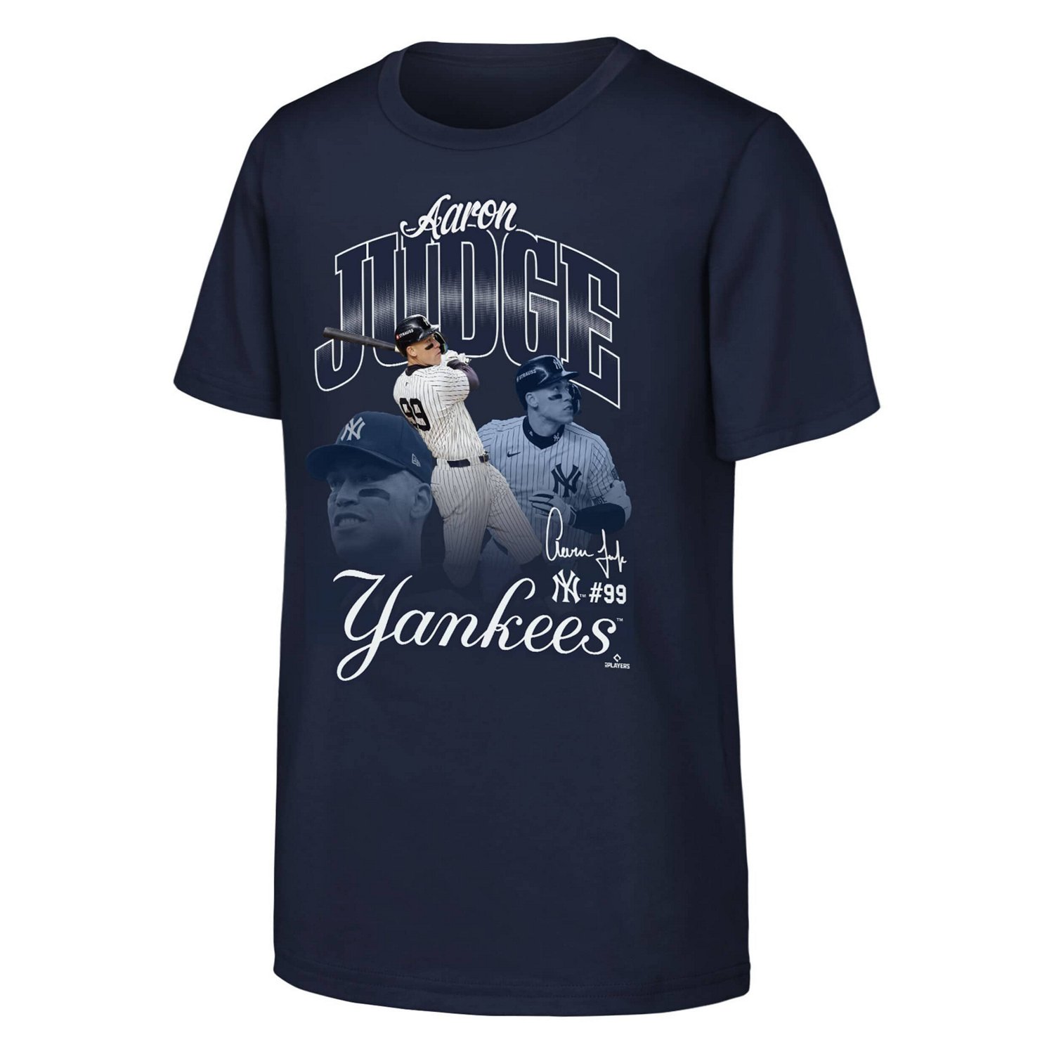 Youth Outerstuff Aaron Judge New York Yankees Triple Player Graphic T-Shirt - view number 2
