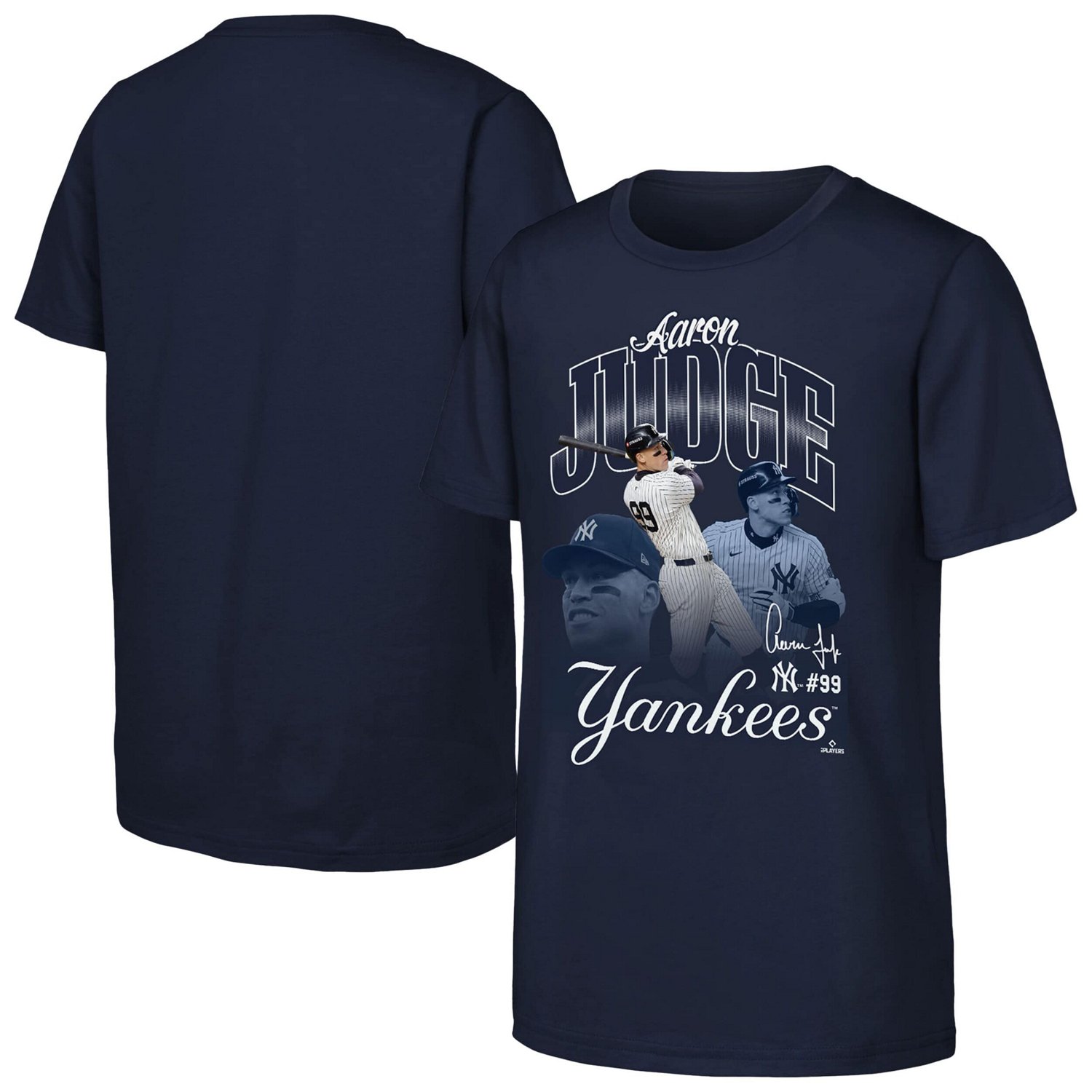 Youth Outerstuff Aaron Judge New York Yankees Triple Player Graphic T-Shirt - view number 1