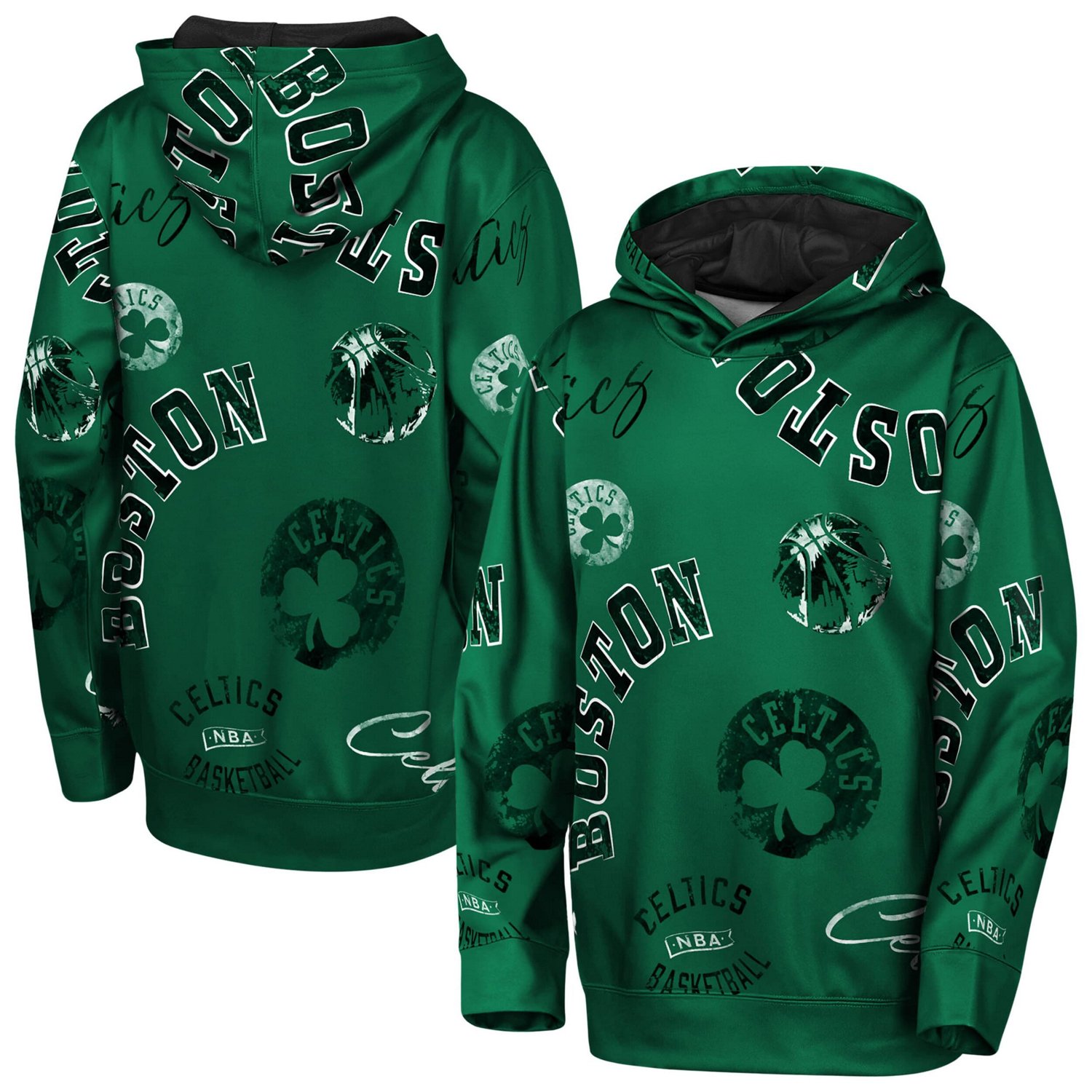 Youth Outerstuff Boston Celtics Moving Violation Hoodie - view number 1
