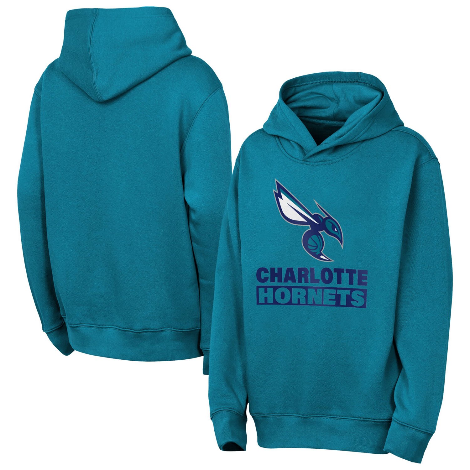 Youth Outerstuff Charlotte Hornets Back To The Basics Hoodie - view number 1