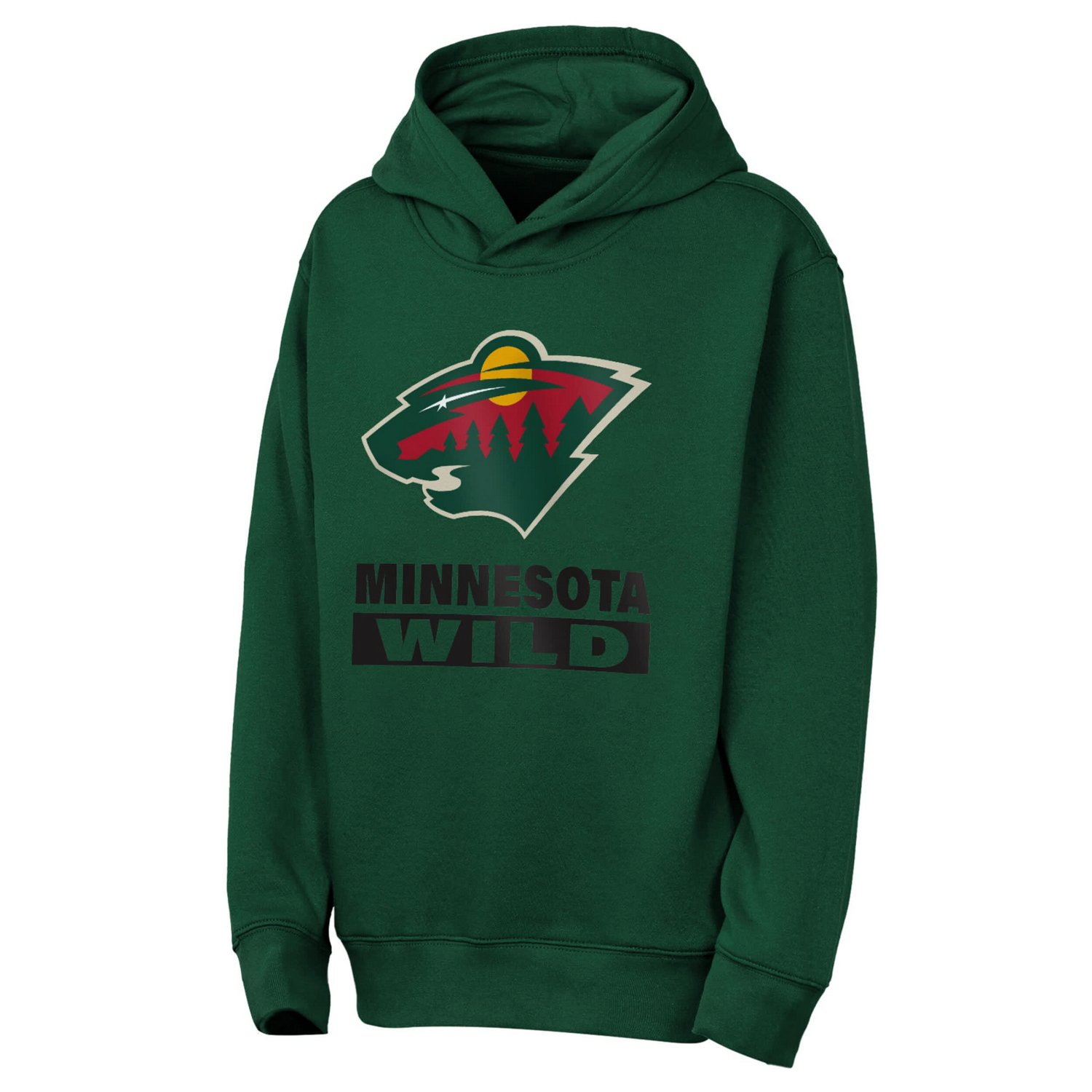 Youth Outerstuff Minnesota Wild Back to Basics Hoodie - view number 2