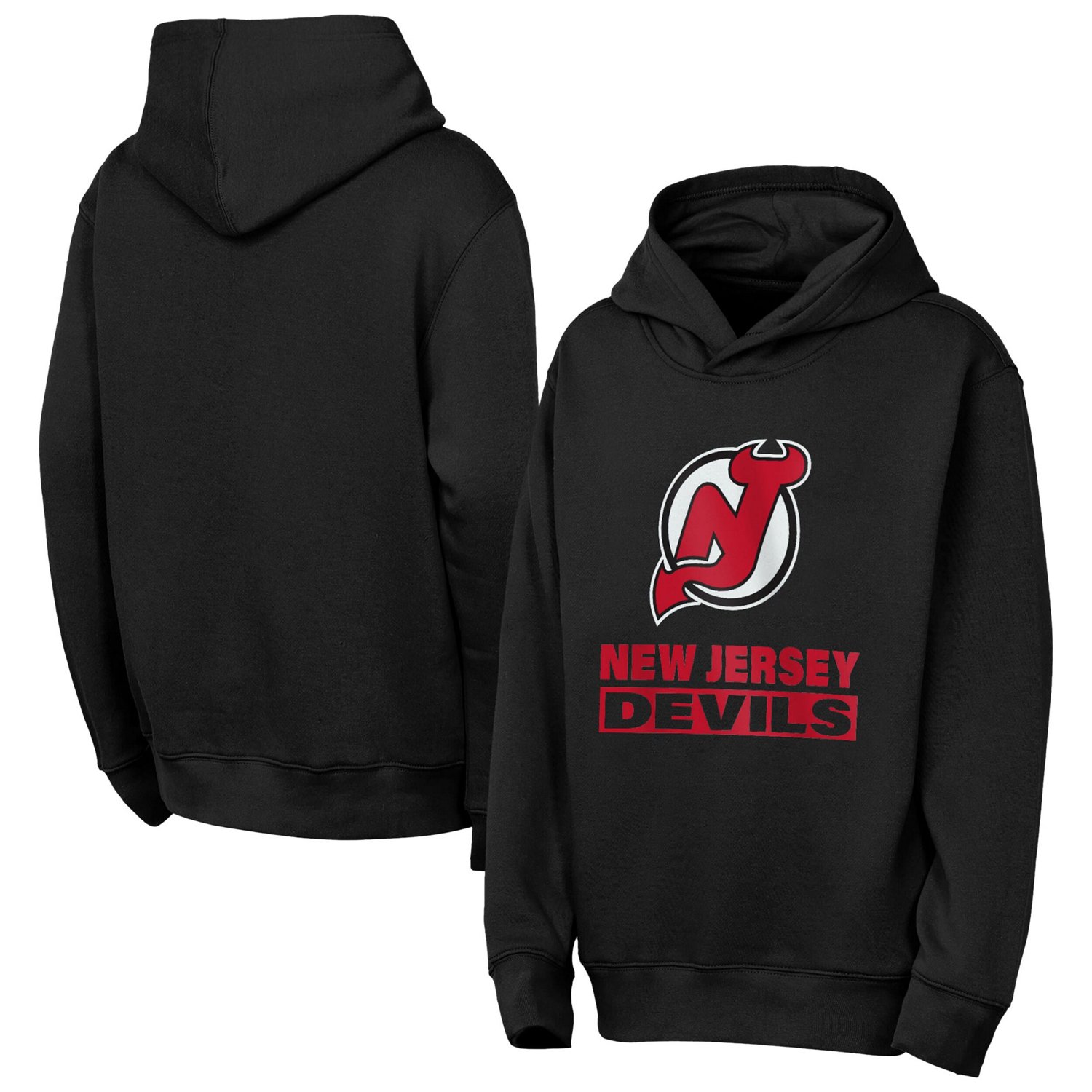 Youth Outerstuff New Jersey Devils Back to Basics Hoodie - view number 1