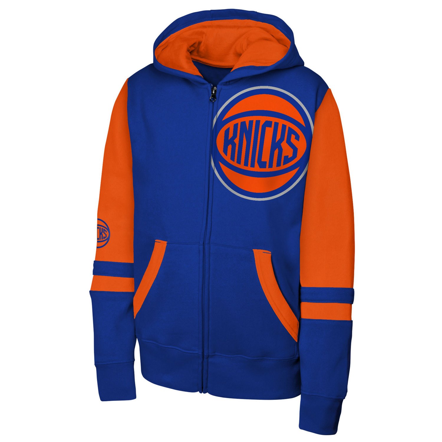 Youth Outerstuff New York Knicks Straight to the League Full-Zip Hoodie - view number 2