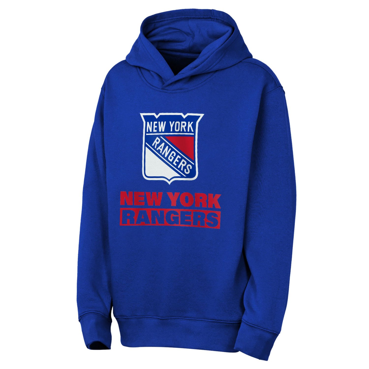 Youth Outerstuff New York Rangers Back to Basics Hoodie - view number 2