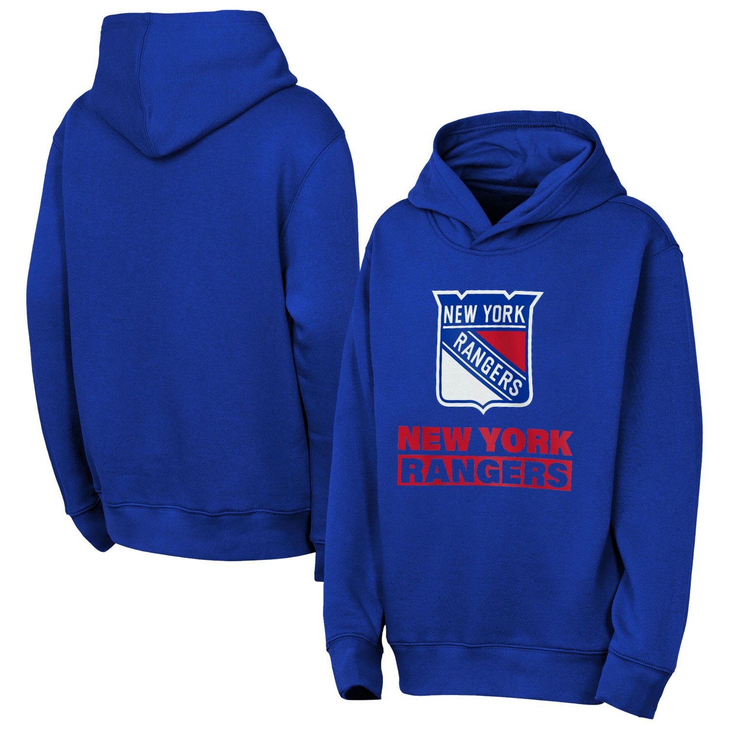 Youth Outerstuff New York Rangers Back to Basics Hoodie