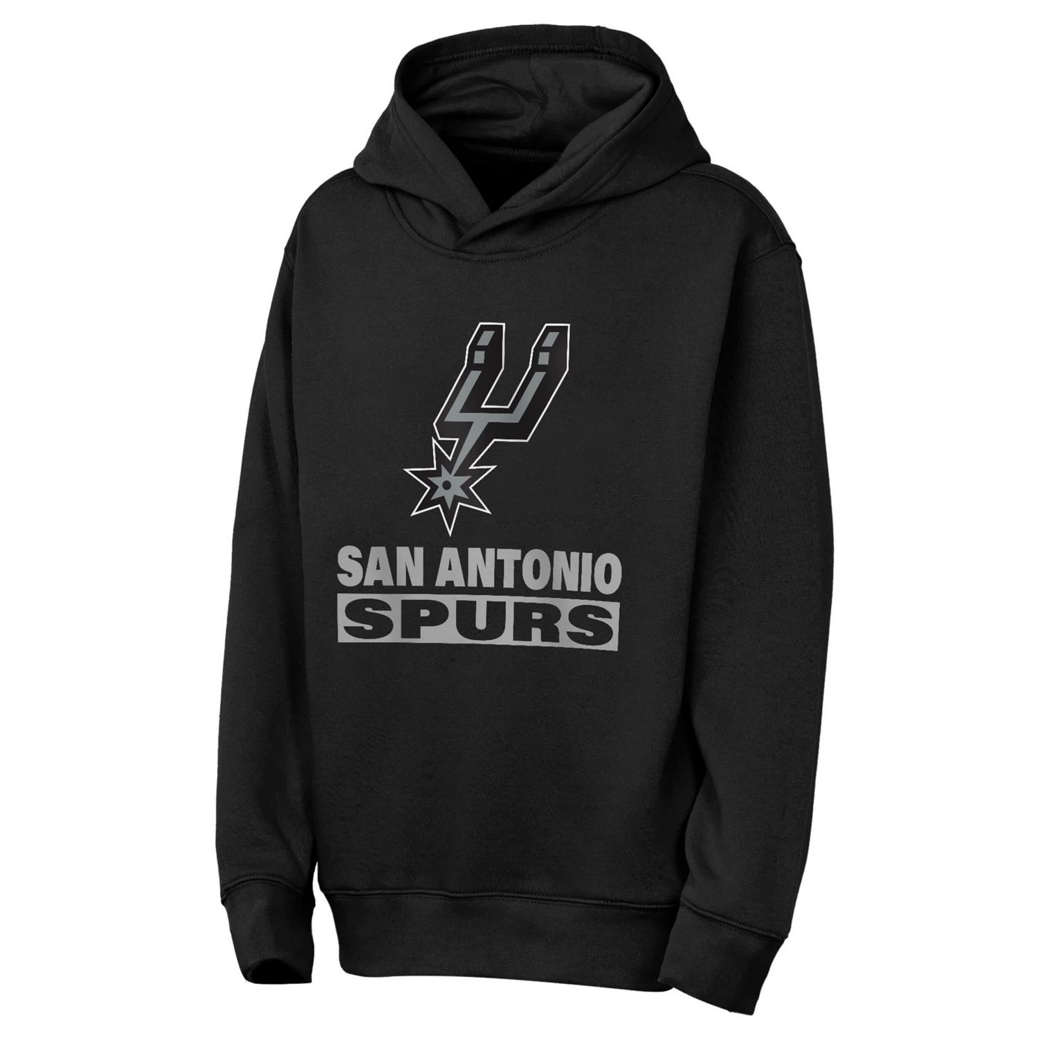 Youth Outerstuff San Antonio Spurs Back To The Basics Hoodie - view number 2