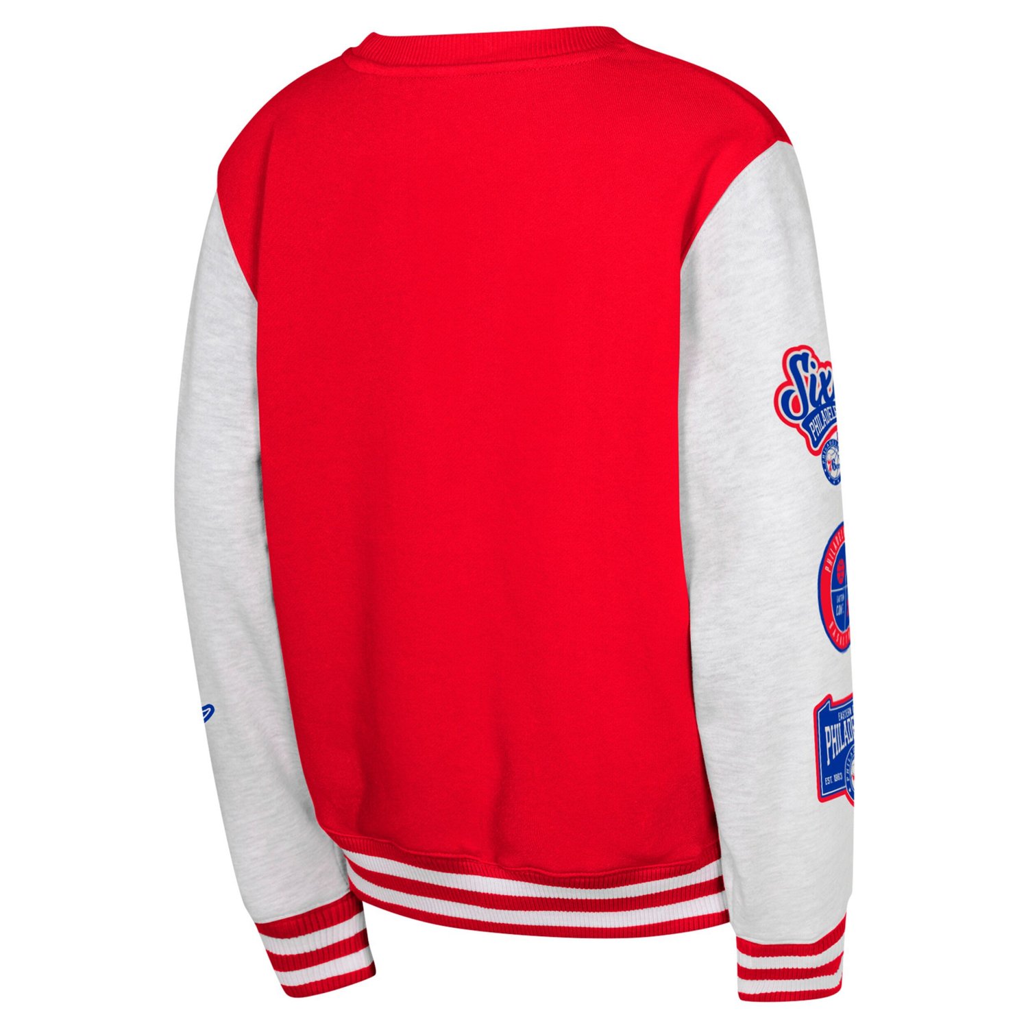 Youth Philadelphia 76ers Star Treatment Pullover Sweatshirt
