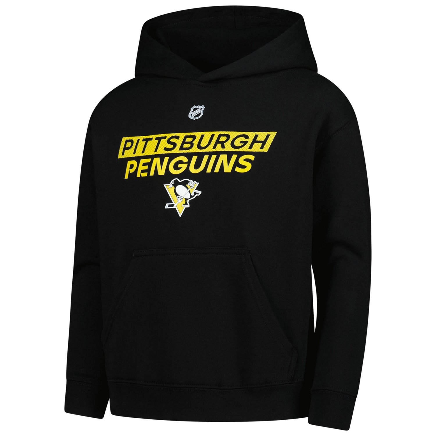 Youth Pittsburgh Penguins Authentic Pro Wordmark Fleece Pullover Hoodie - view number 2