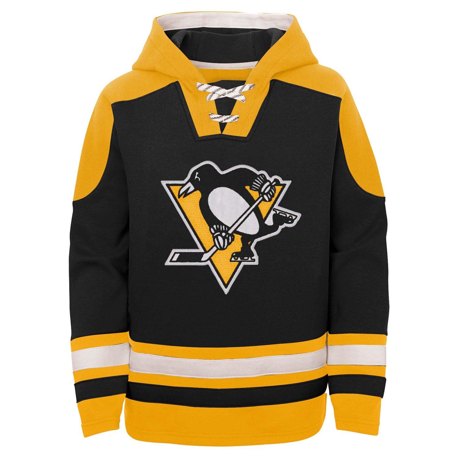 Youth Sidney Crosby Pittsburgh Penguins Ageless Must-Have V-Neck Name  Number Pullover Hoodie - view number 2