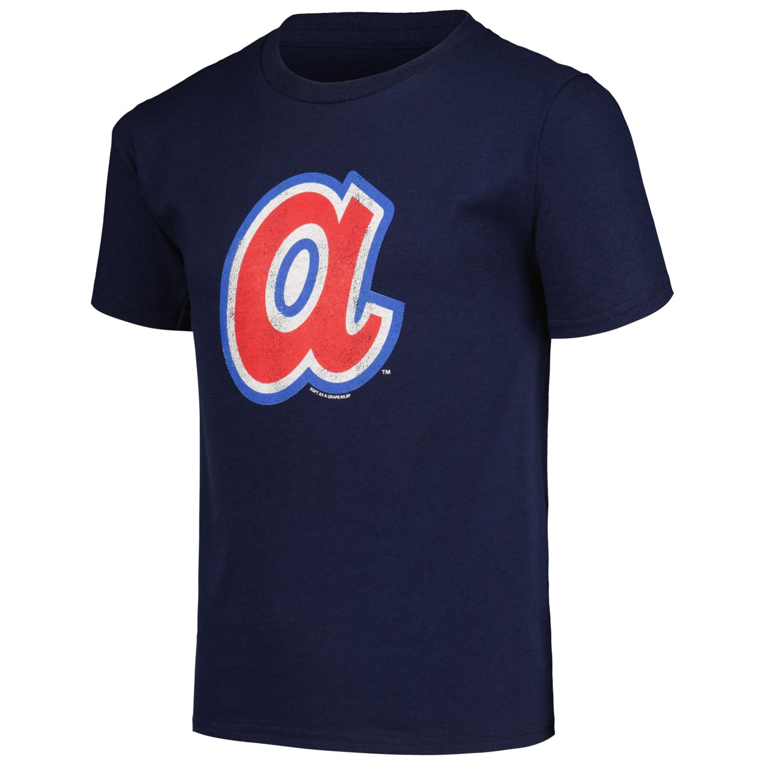 Youth Soft as a Grape Atlanta Braves Cooperstown Collection T-Shirt