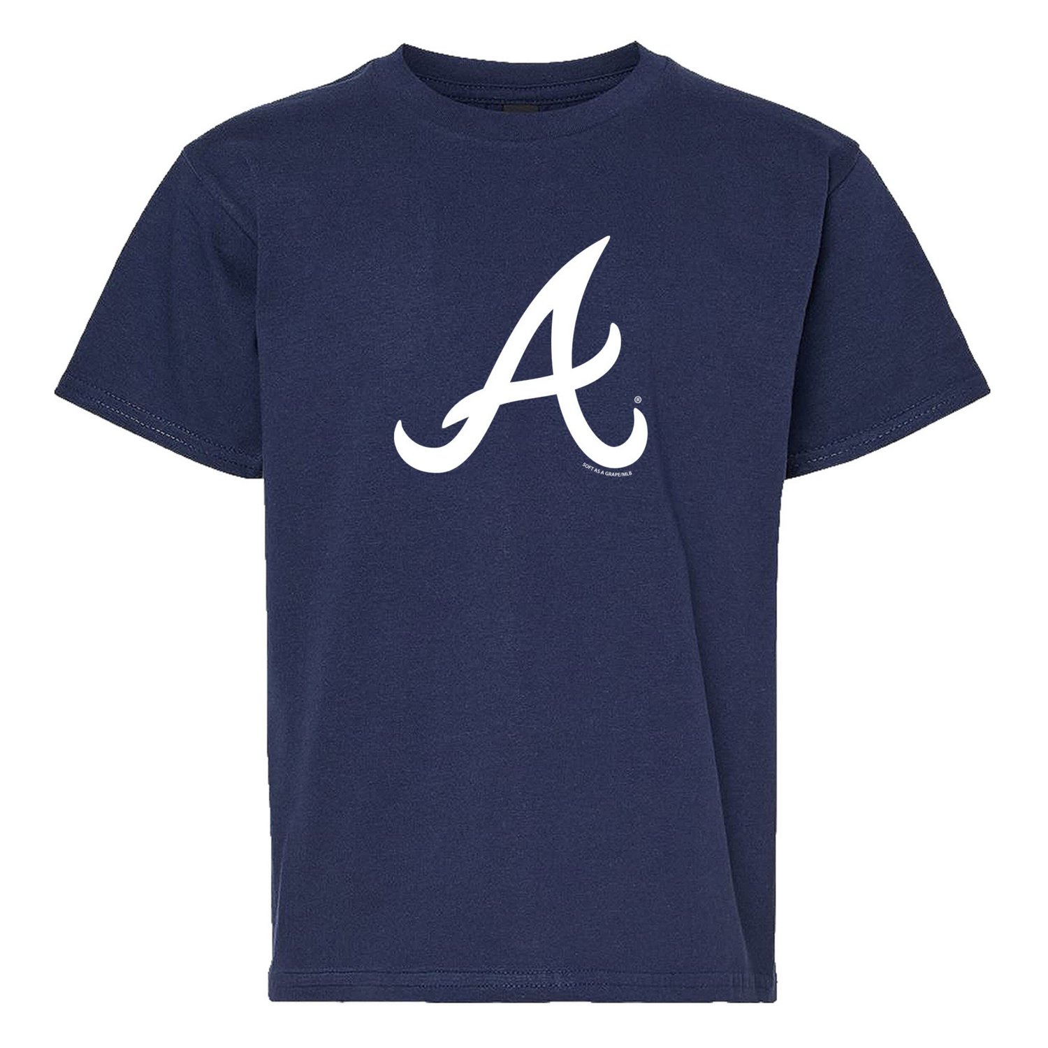 Youth Soft as a Grape Gray Atlanta Braves Two-Pack T-Shirt Set