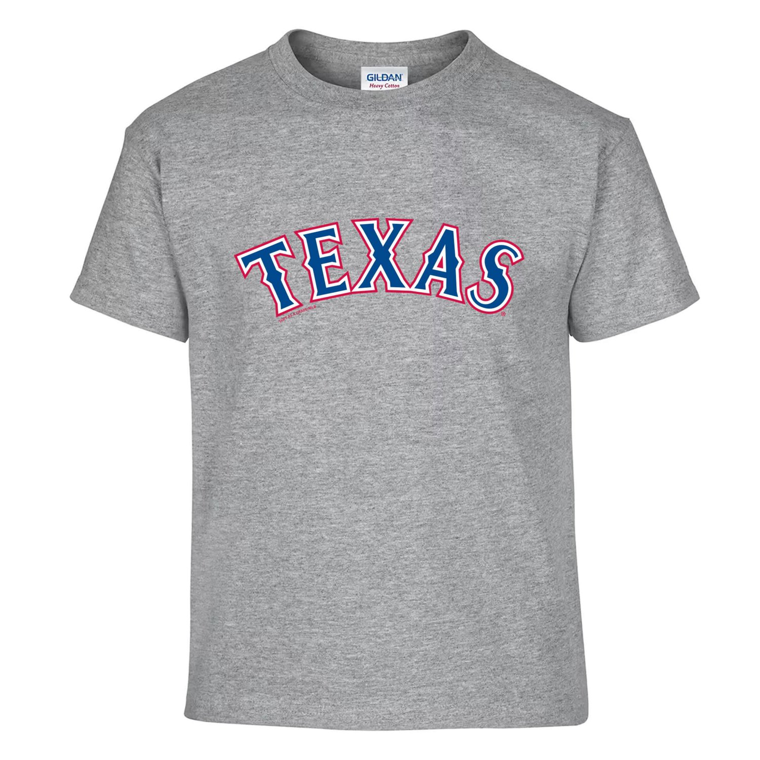 Youth Soft as a Grape Gray Texas Rangers Two-Pack T-Shirt Set - view number 2