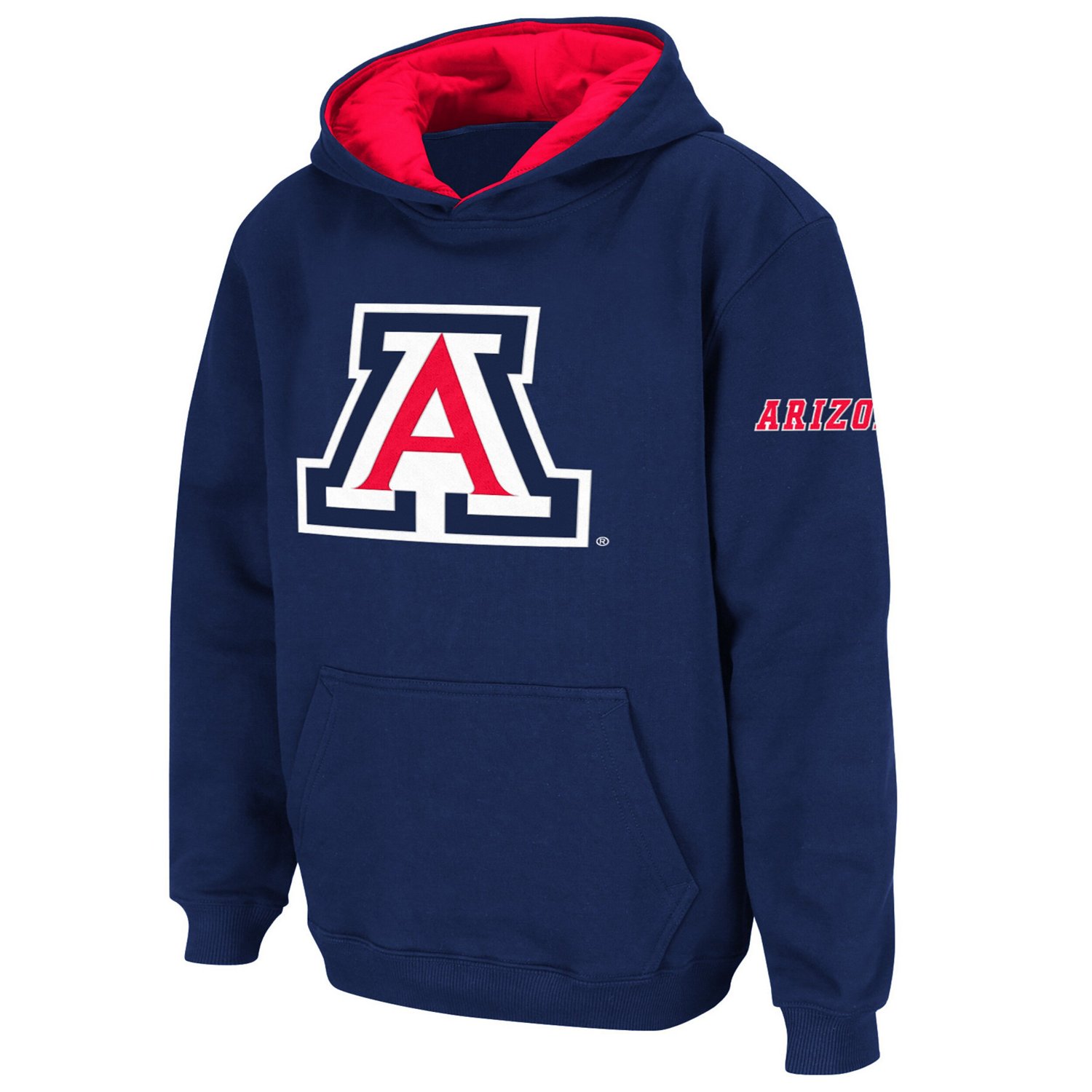 Youth Stadium Athletic Arizona Wildcats Big Logo Pullover Hoodie - view number 1