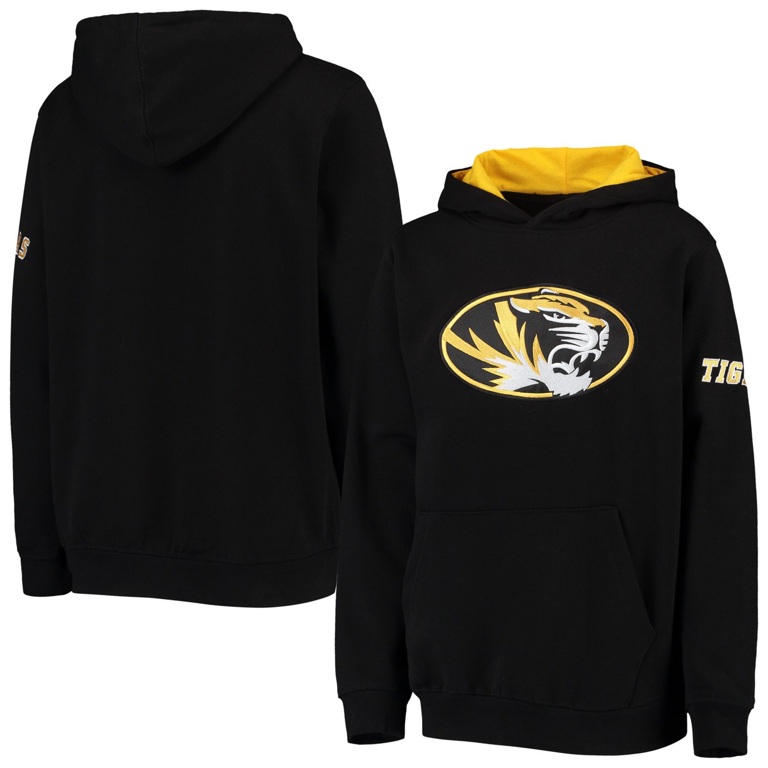 Youth Stadium Athletic Missouri Tigers Big Logo Pullover Hoodie - view number 1