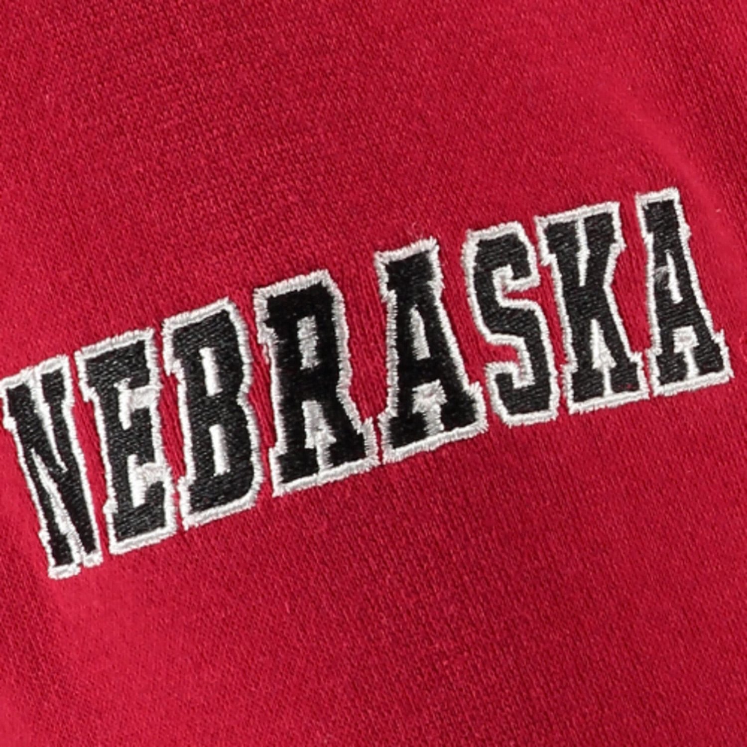 Youth Stadium Athletic Scarlet Nebraska Huskers Big Logo Pullover Hoodie                                                         - view number 3