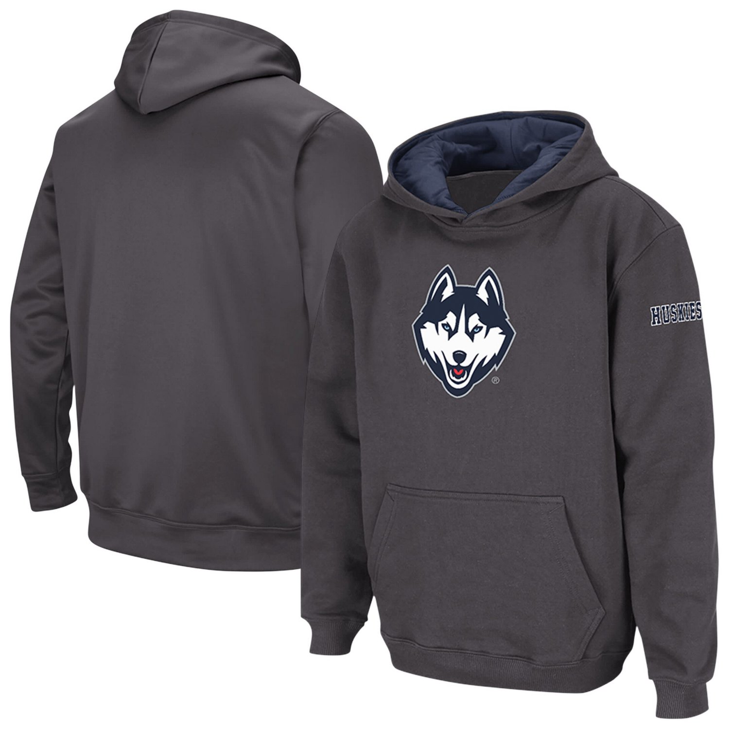 Youth Stadium Athletic UConn Huskies Big Logo Pullover Hoodie - view number 1