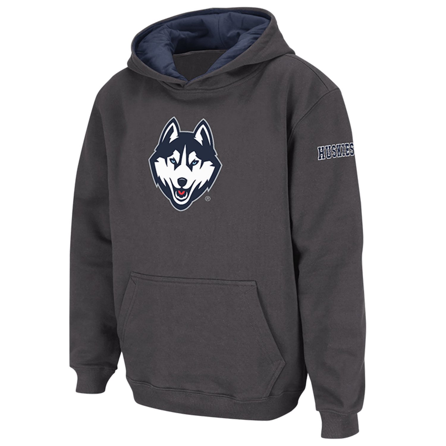 Youth Stadium Athletic UConn Huskies Big Logo Pullover Hoodie - view number 2