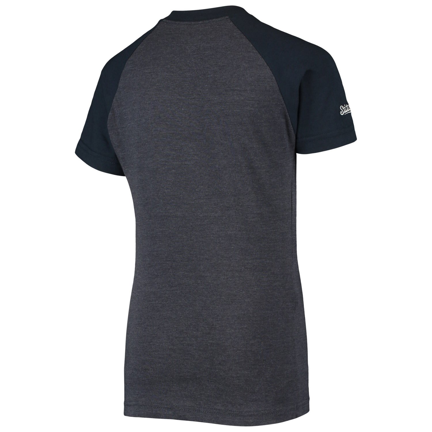 Youth Stitches Heathered Milwaukee Brewers Raglan T-Shirt - view number 3