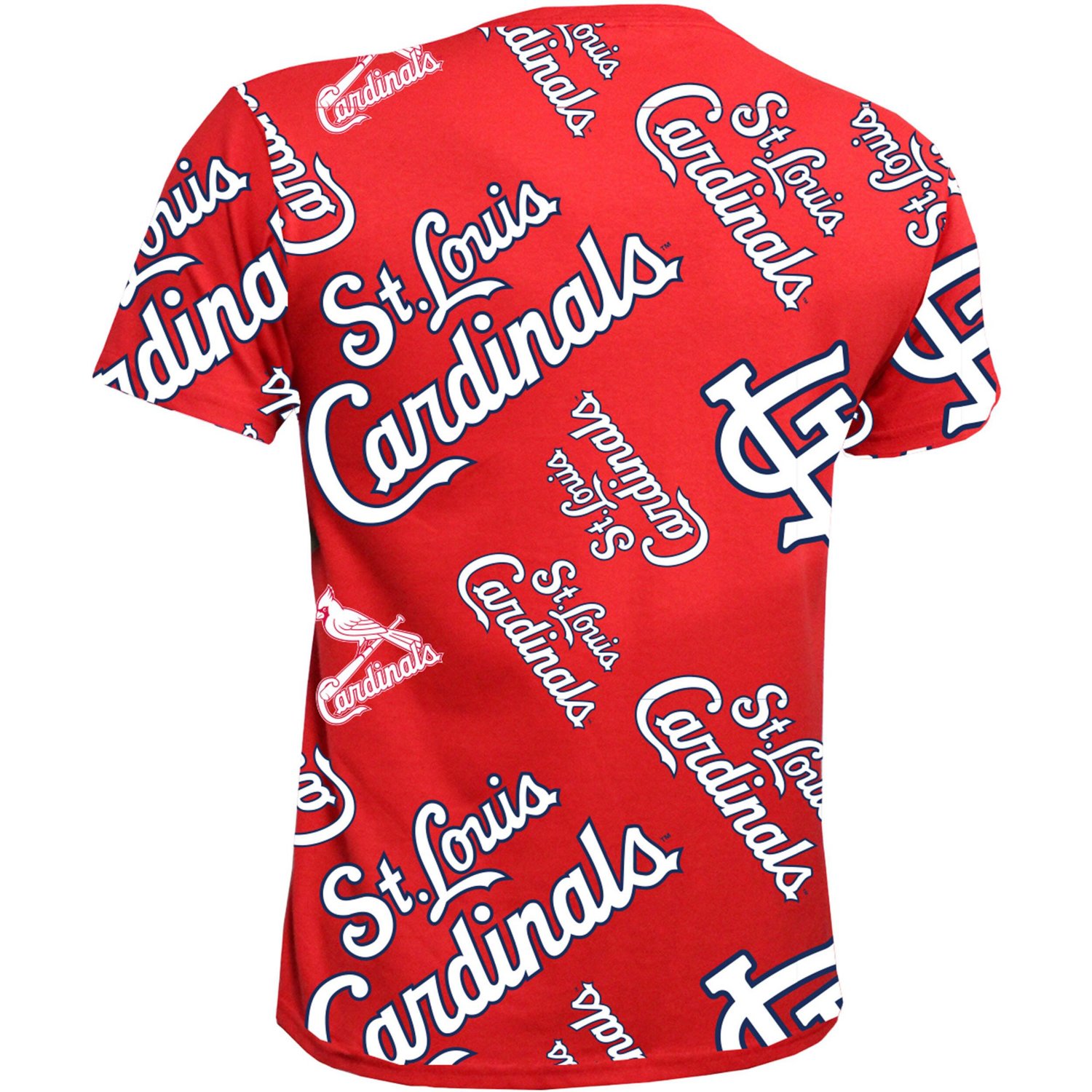 Youth Stitches St Louis Cardinals Allover Team T-Shirt - view number 3