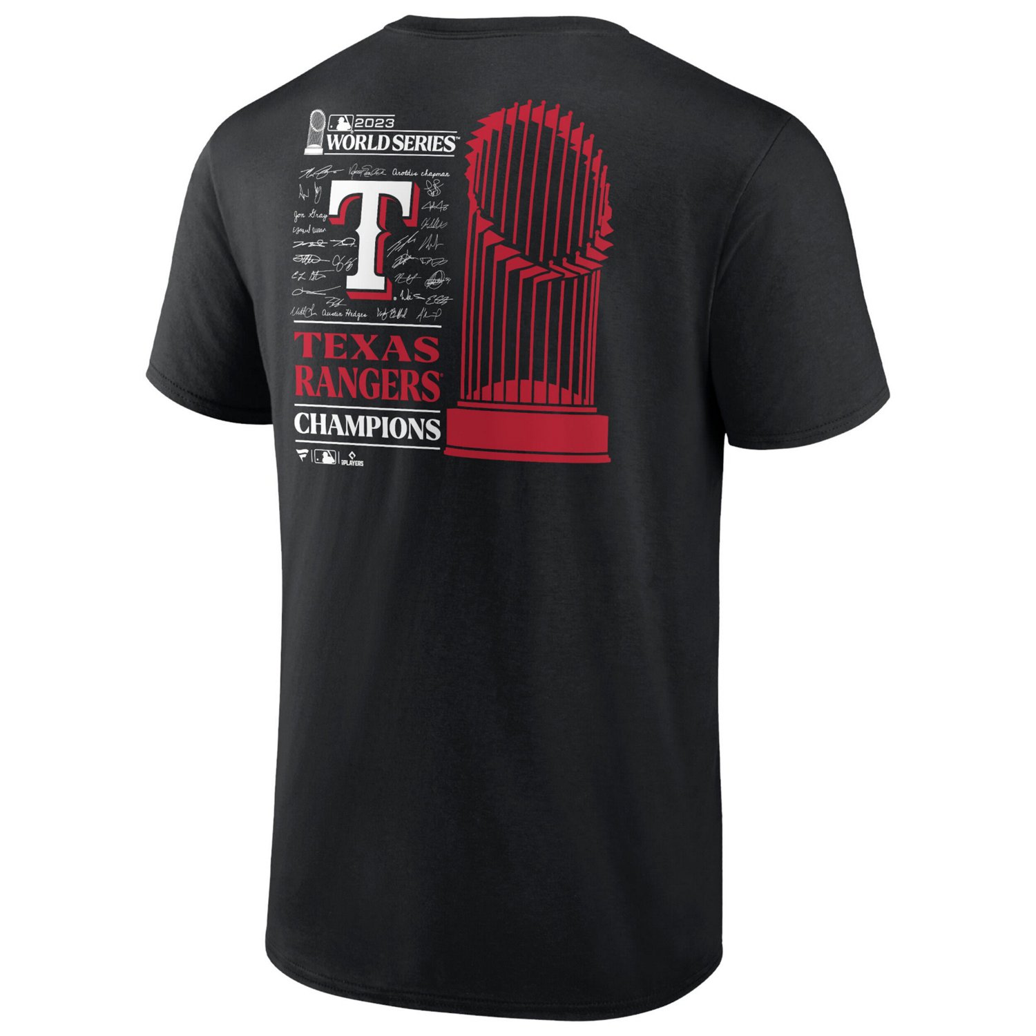 Youth Texas Rangers 2023 World Series Champions Signature Roster T-Shirt - view number 3