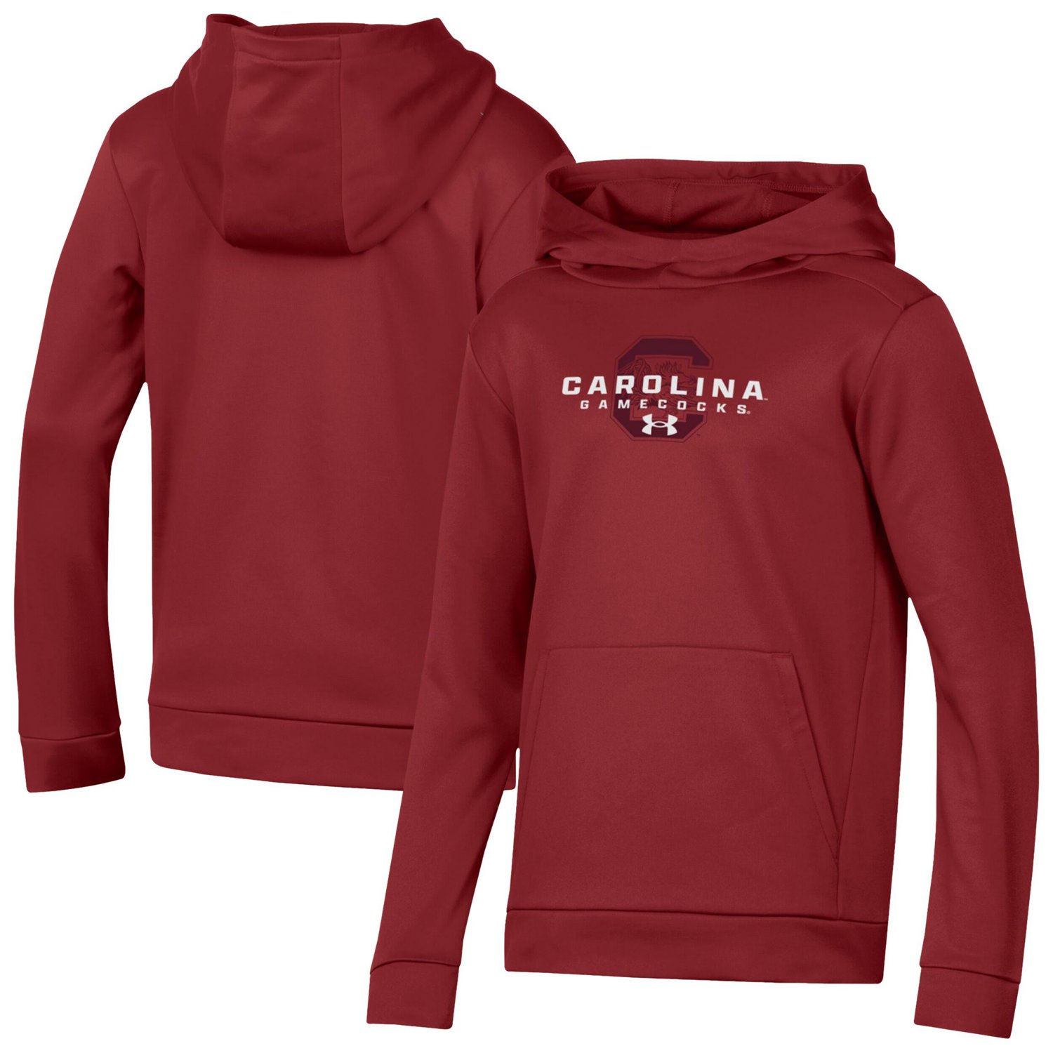 Youth Under Armour South Carolina Gamecocks Team Fleece Pullover Hoodie