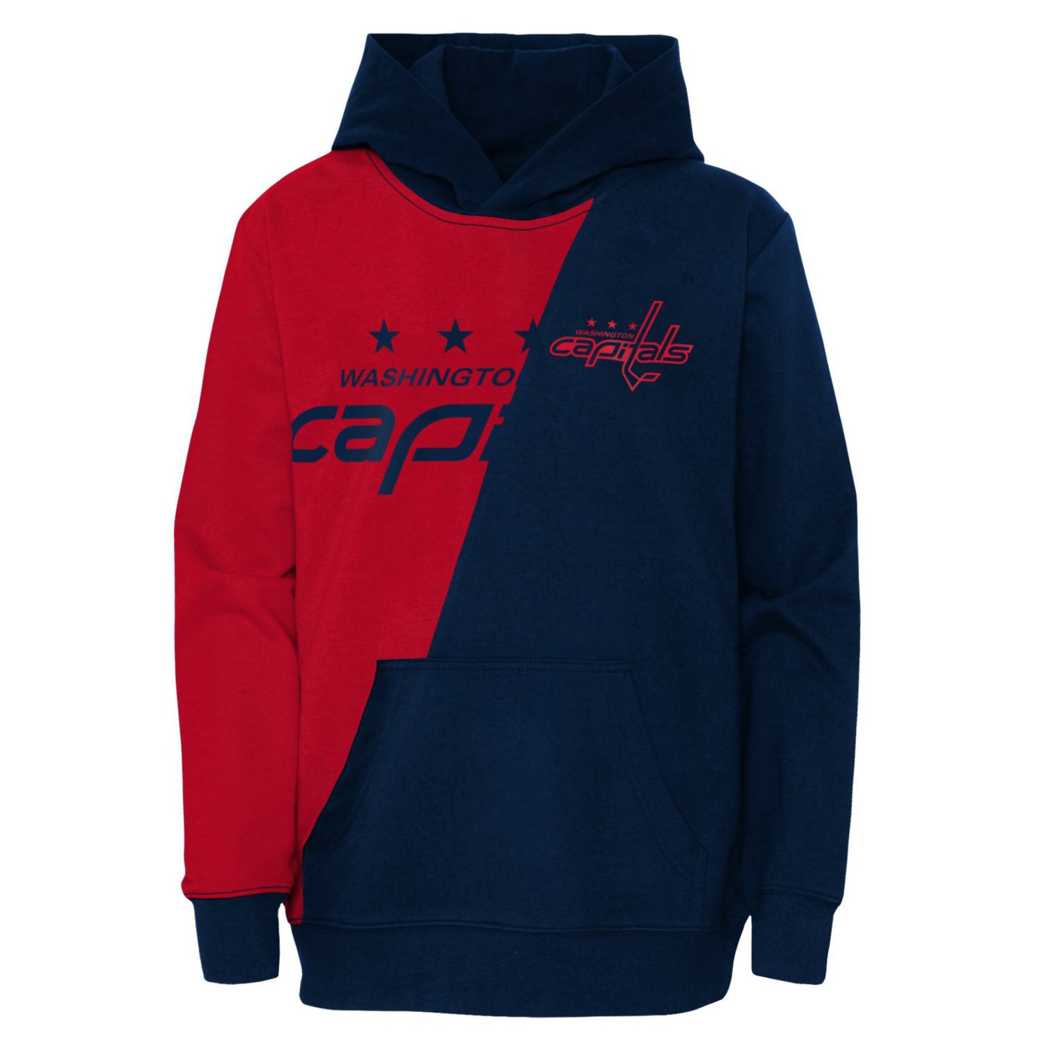 Youth Washington Capitals Unrivaled Pullover Hoodie - view number 2