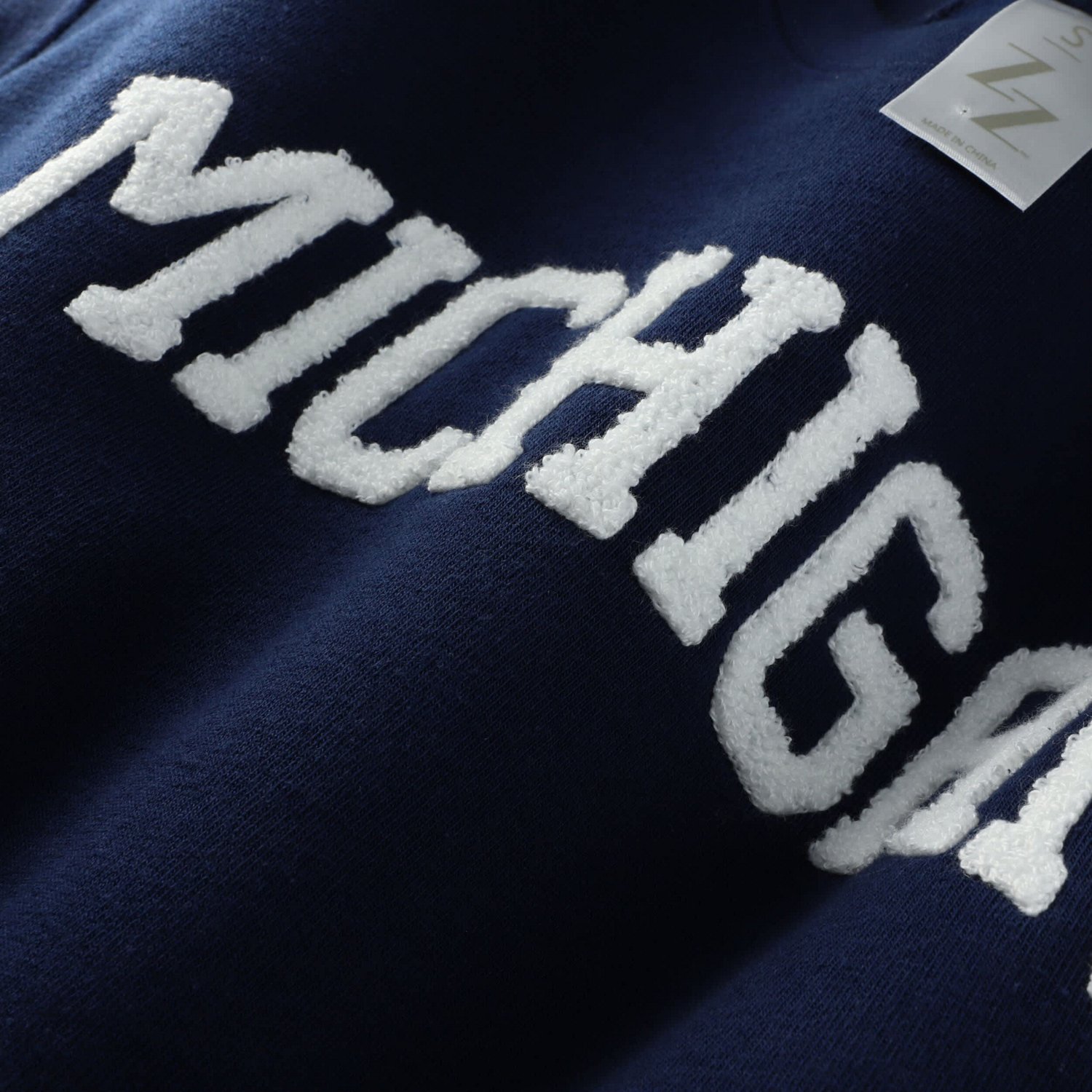 ZooZatz Michigan Wolverines Chenille Cropped Sweatshirt - view number 4