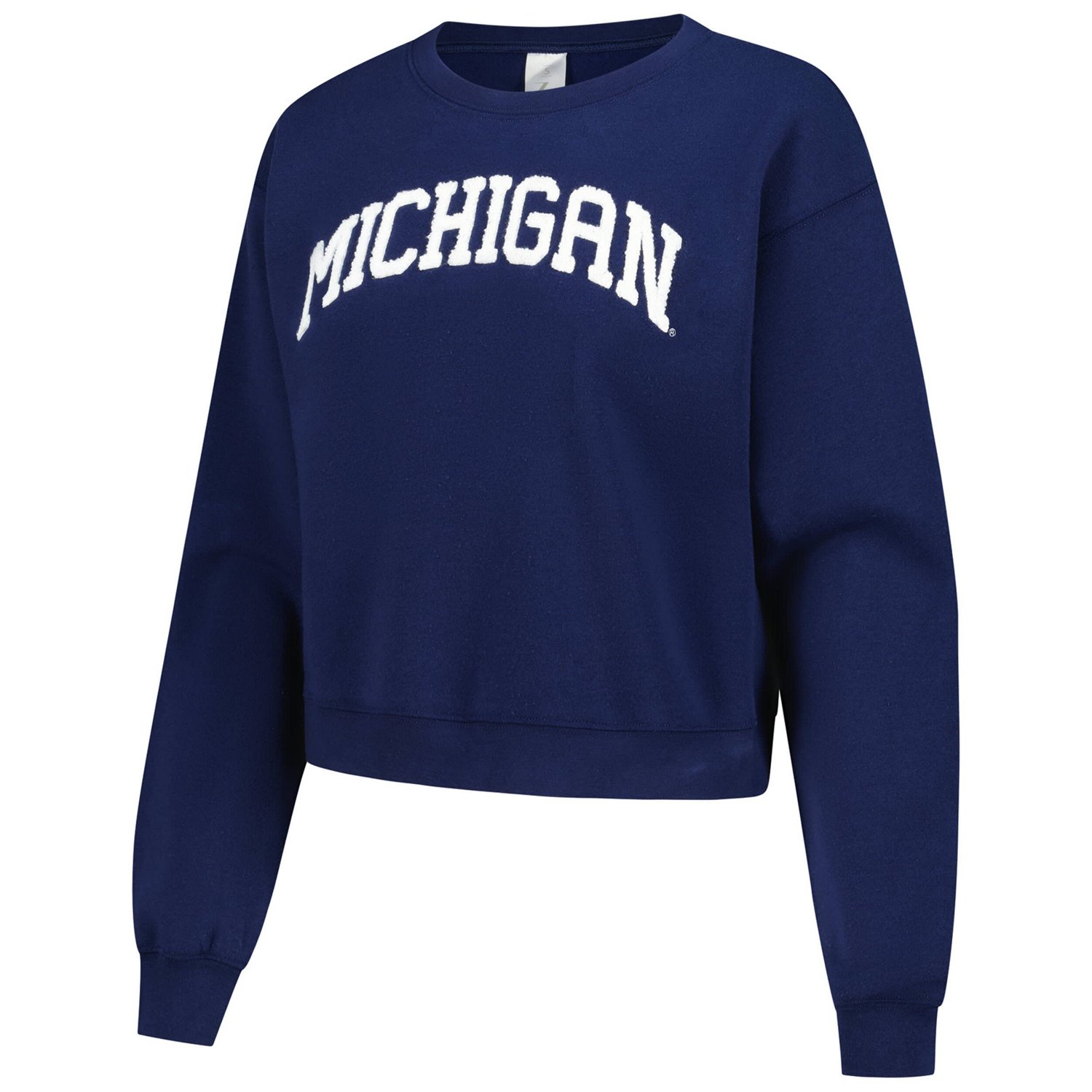 ZooZatz Michigan Wolverines Chenille Cropped Sweatshirt - view number 2
