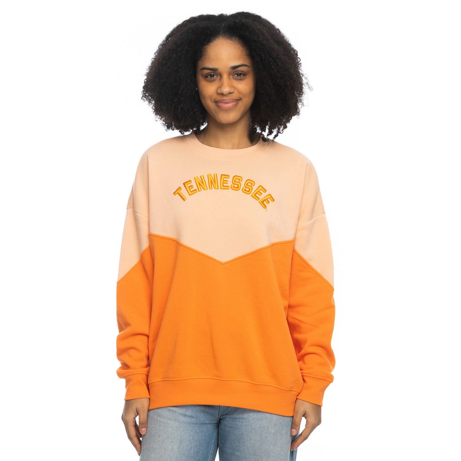 ZooZatz Tennessee Tennessee Volunteers Bestie Oversized Pullover Sweatshirt                                                     