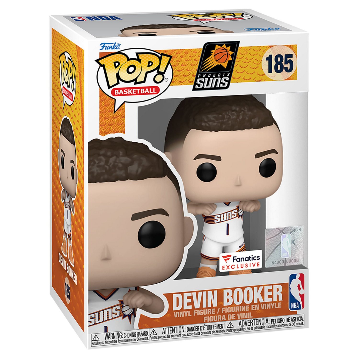 Devin Booker Phoenix Suns Fanatics Exclusive Association Funko Pop Vinyl Figure