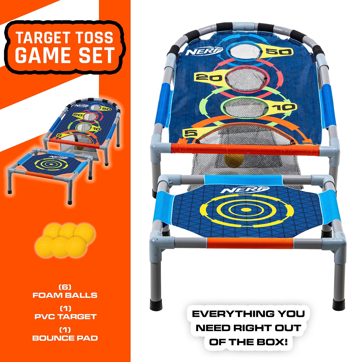 NERF Kids Bounce N Score Target Toss Game Set                                                                                    - view number 2
