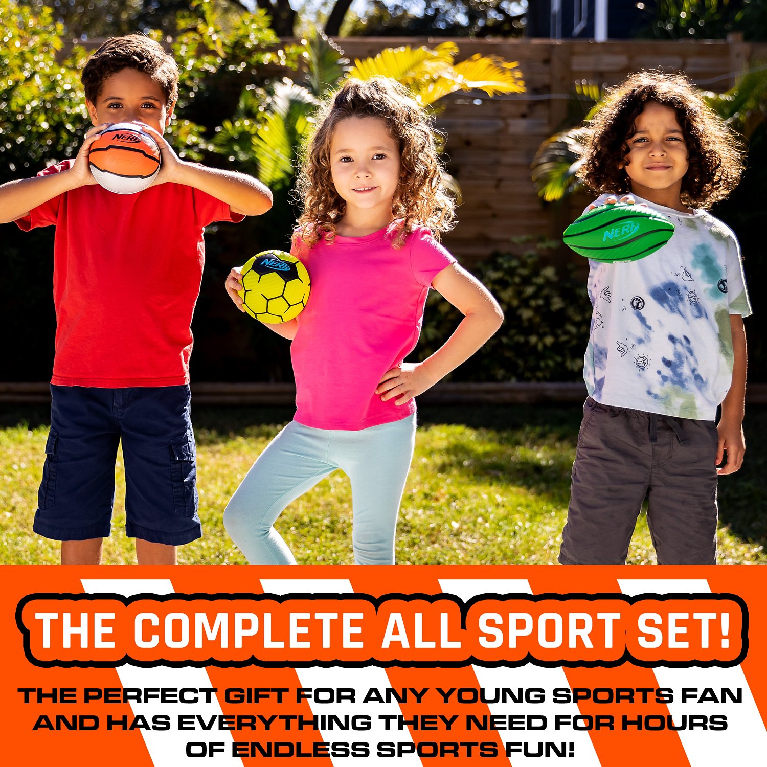 NERF Mini Foam Sports Ball Set