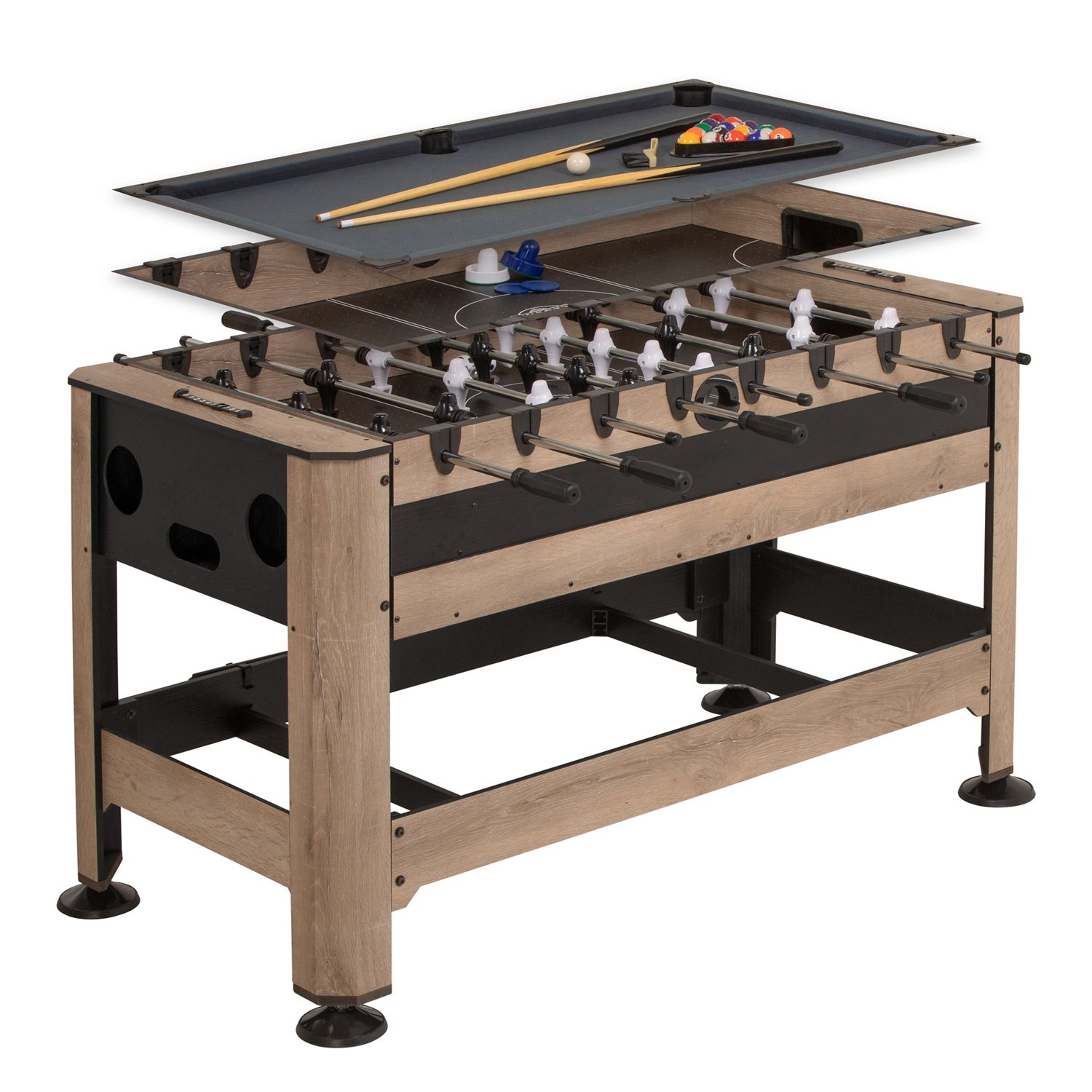 American Legend 56 in 3-in-1 Swivel Game Table