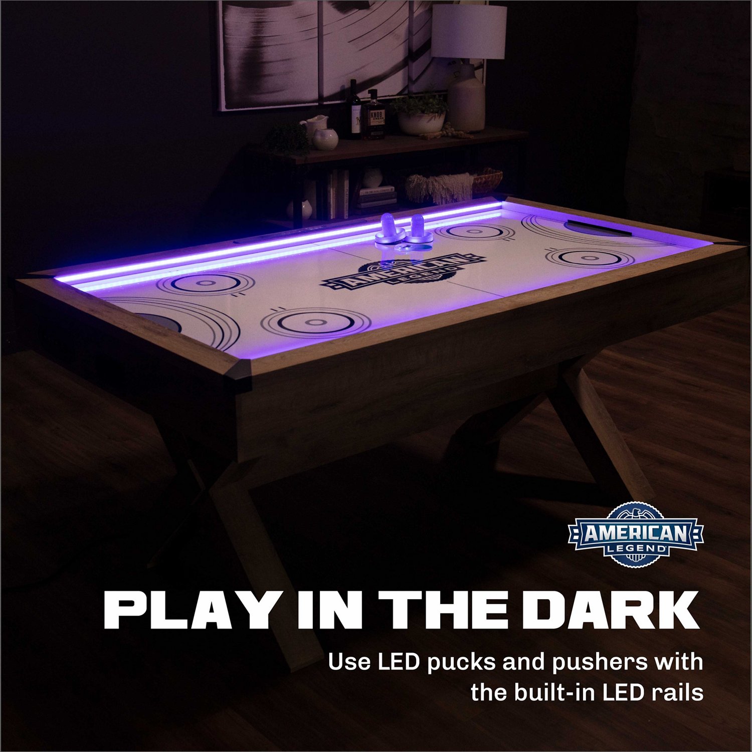 American Legend 72" LED Westbrook Air Hockey Table - view number 3