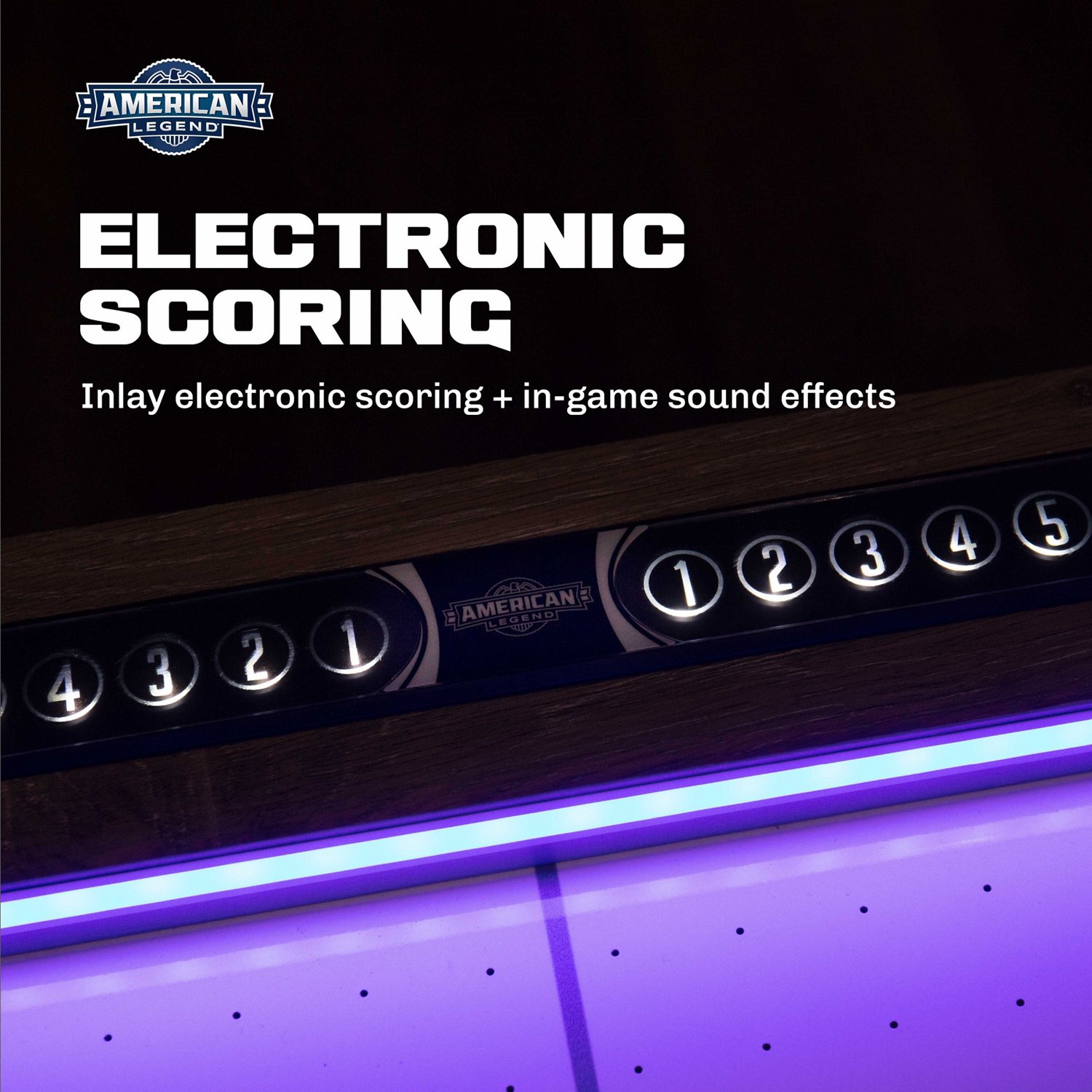 American Legend 72" LED Westbrook Air Hockey Table - view number 6