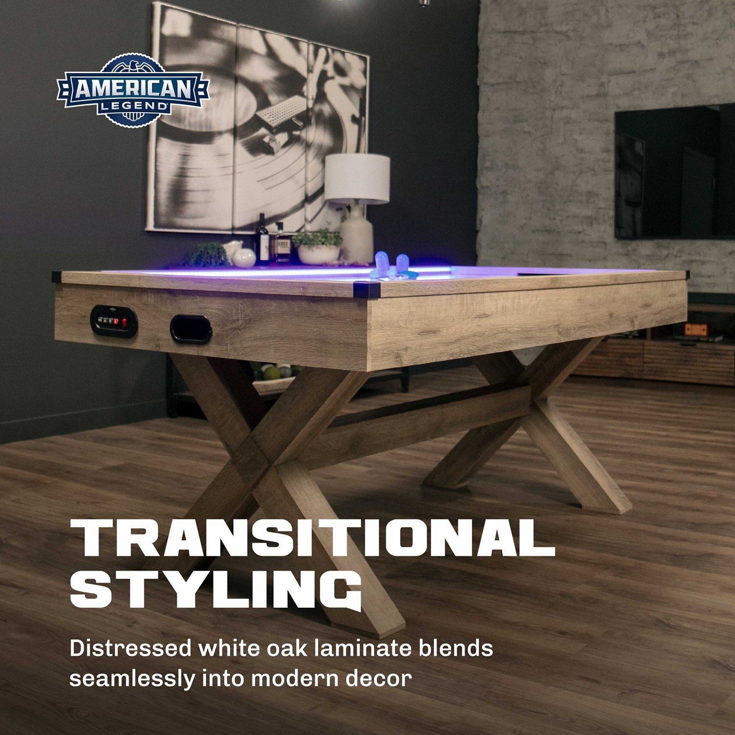 American Legend 72" LED Westbrook Air Hockey Table - view number 5