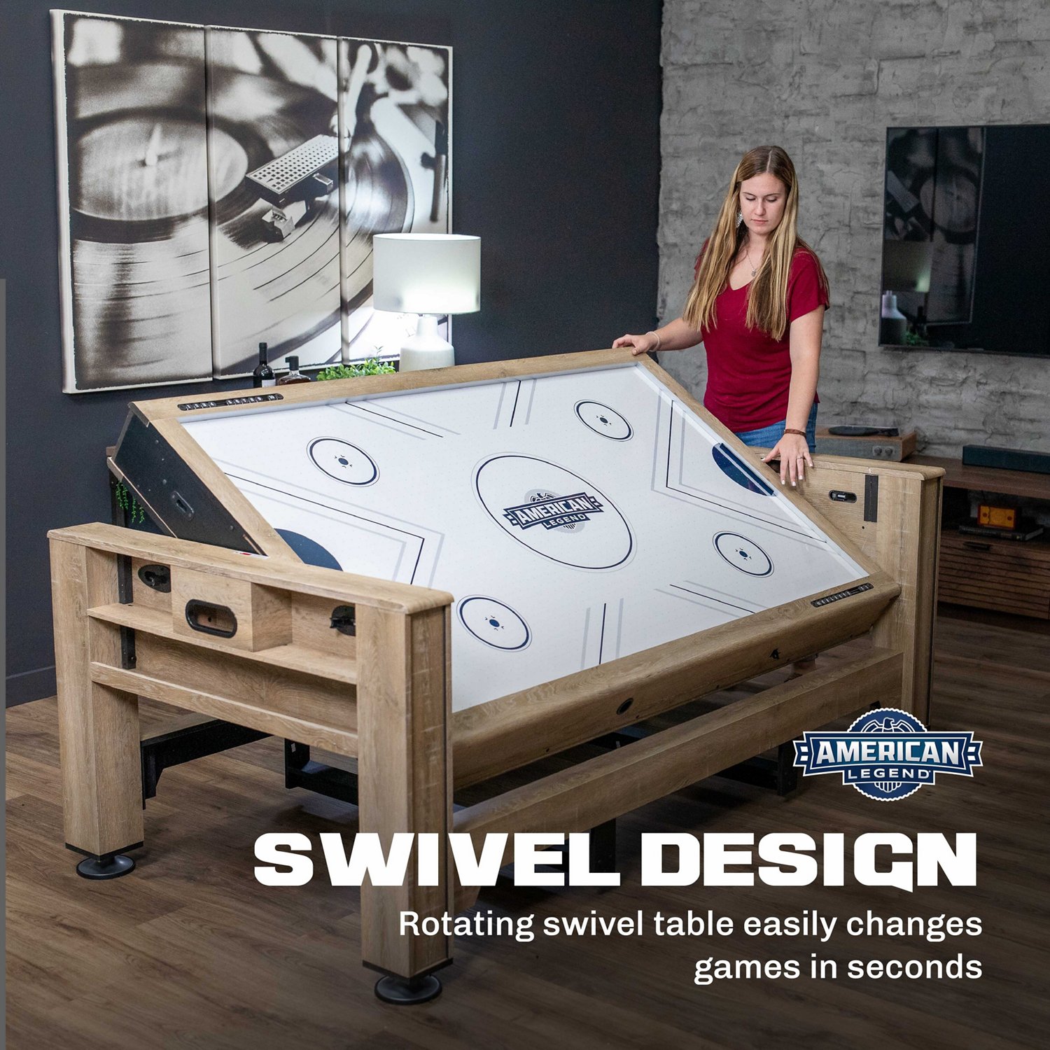 American Legend 84" Westbrook 3-In-1 Multi Game Table                                                                            - view number 2