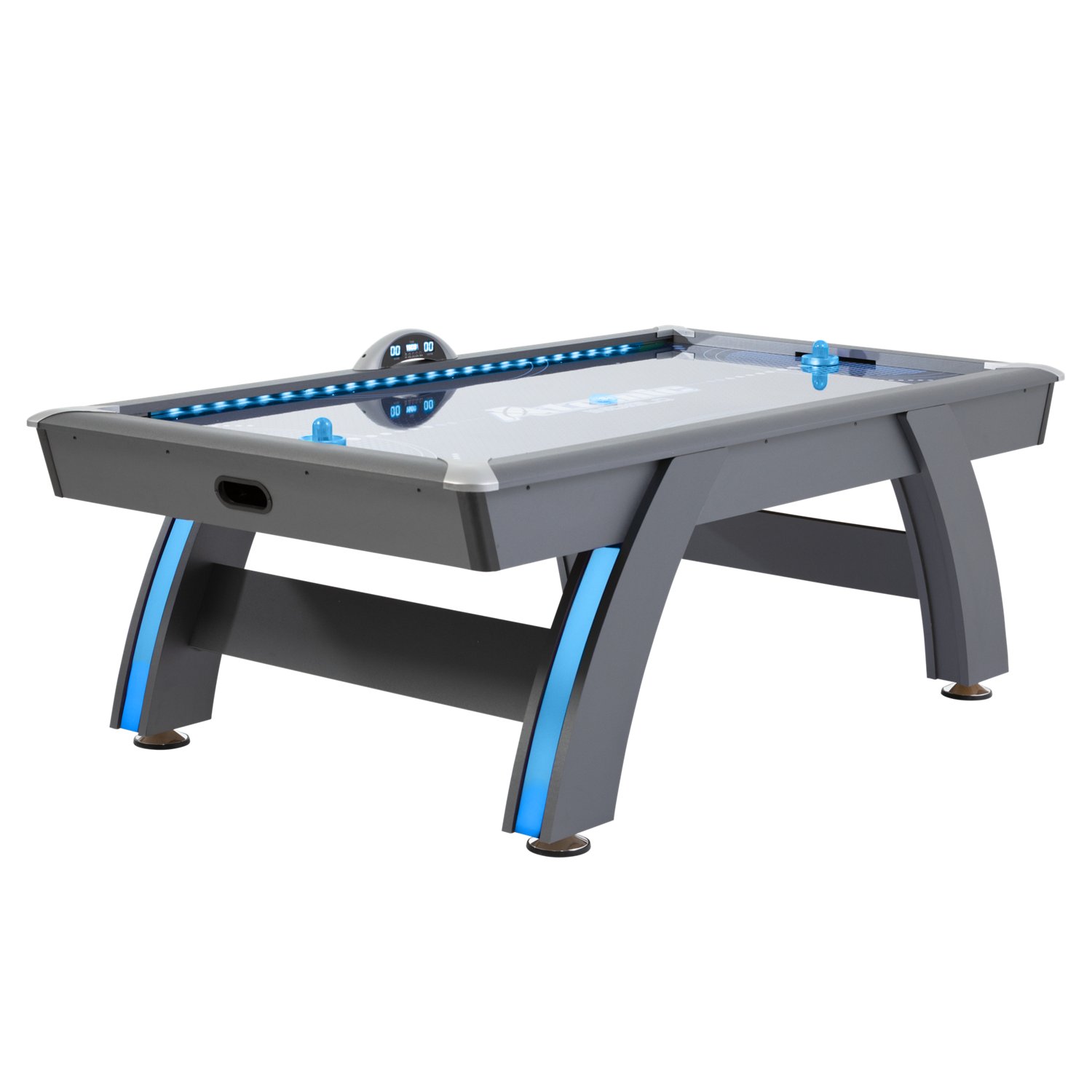 Atomic 90 in Indiglo LED Light Up Arcade Air Hockey Table                                                                        - view number 1